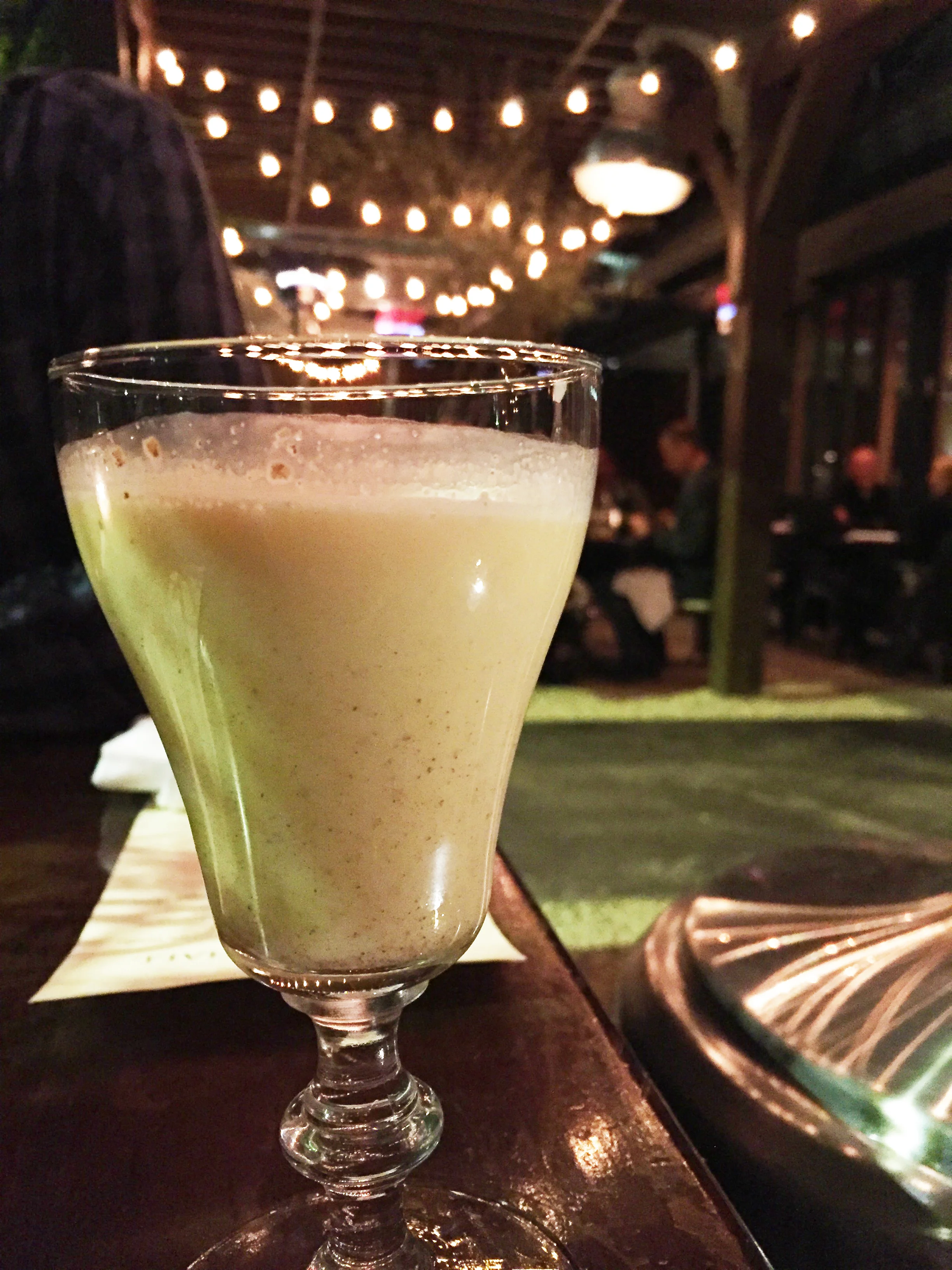 Seasonal Eggnog Cocktail.