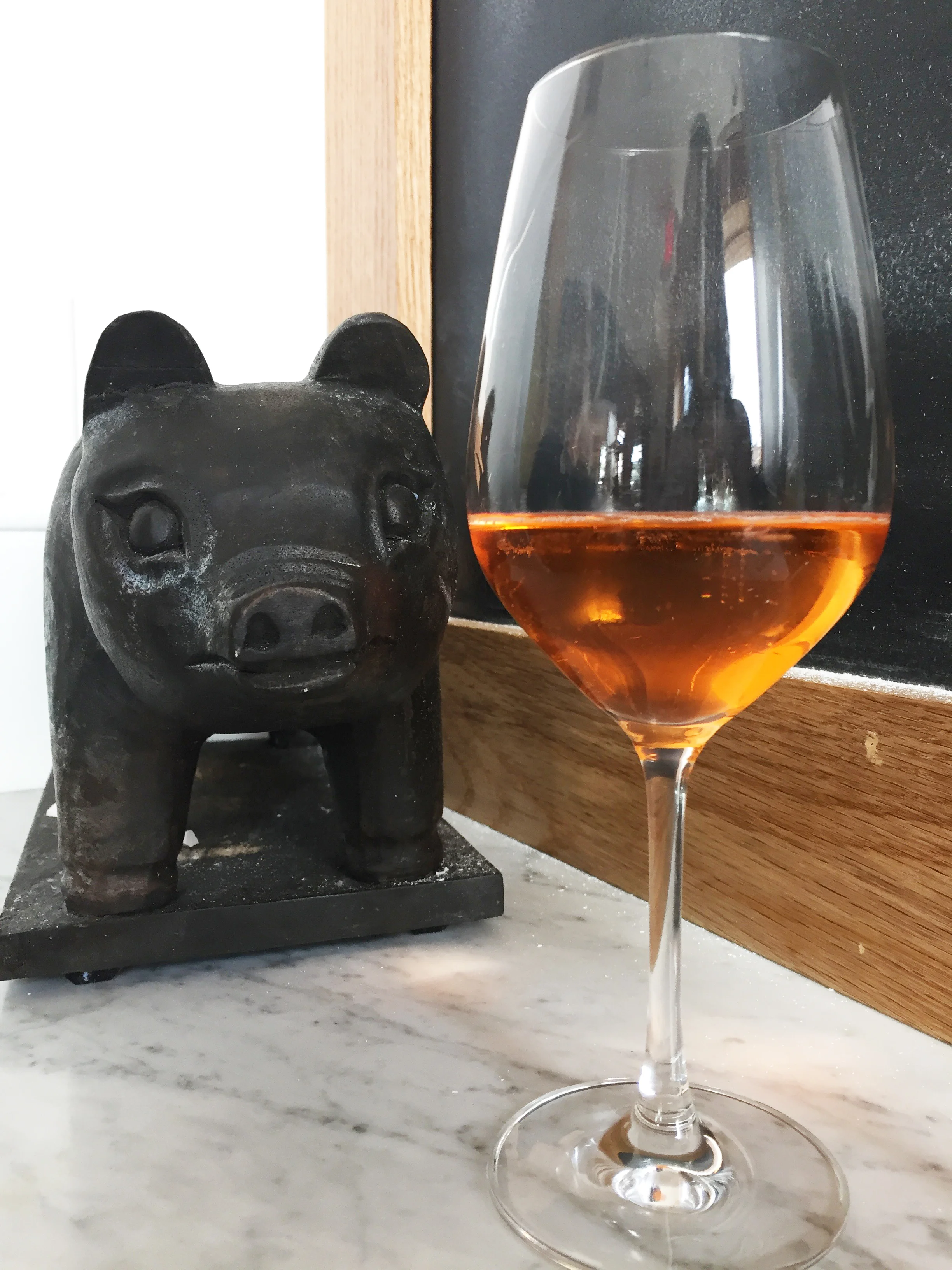 Aperol and sparkling wine cocktail.
