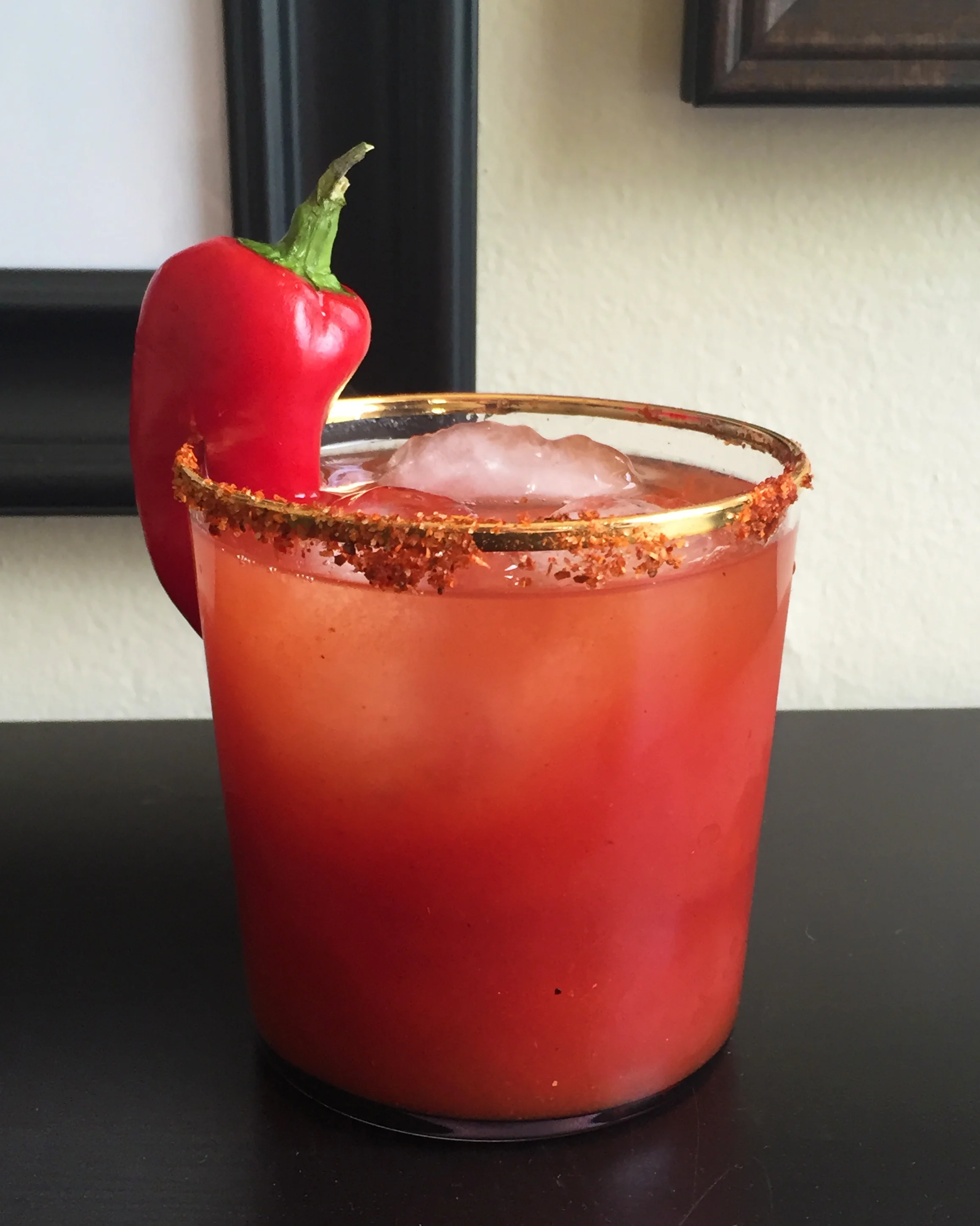 My ultra-spicy take on a Bloody Maria!
