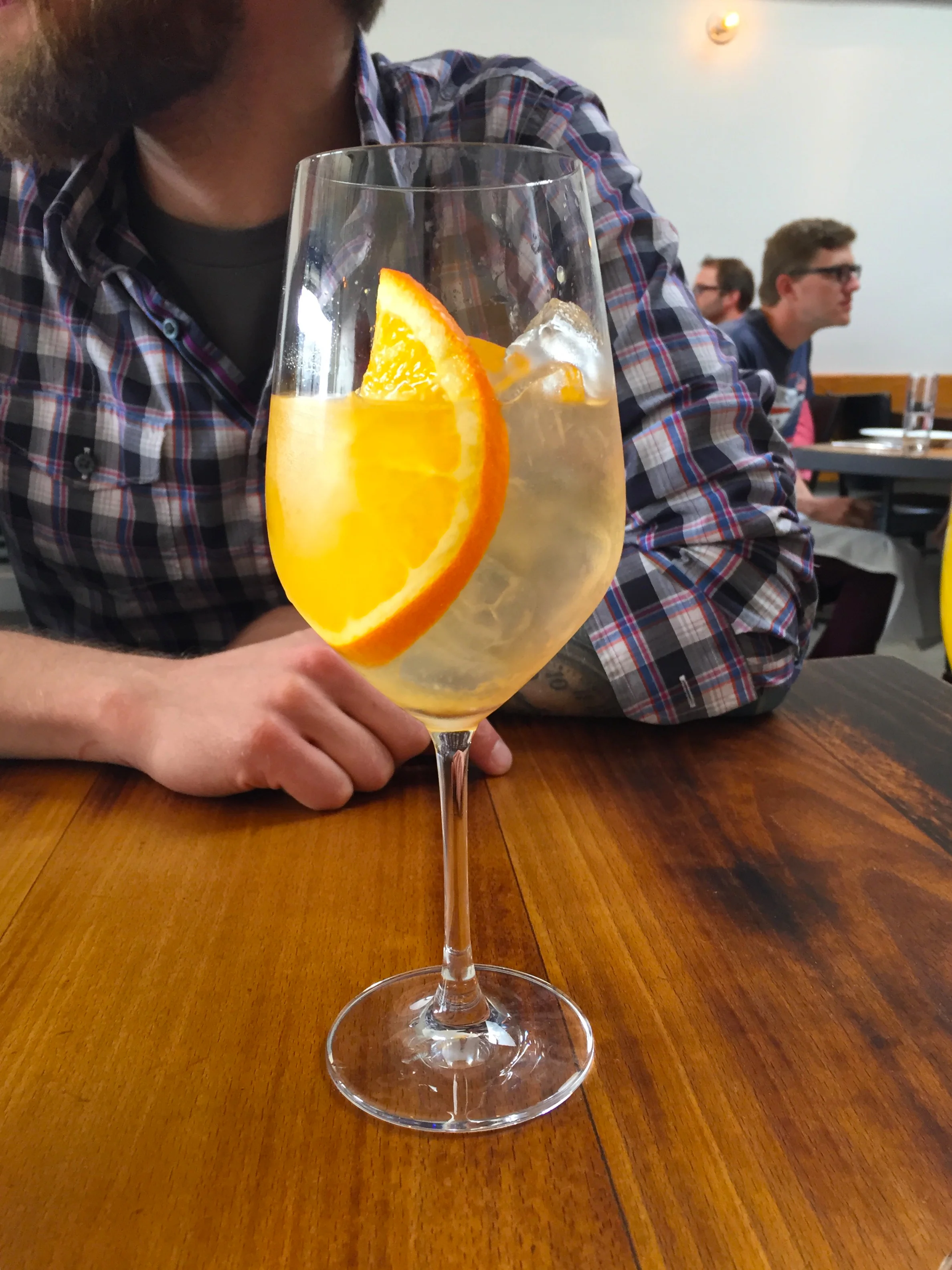 My macho man drinking a Macho Man ;)