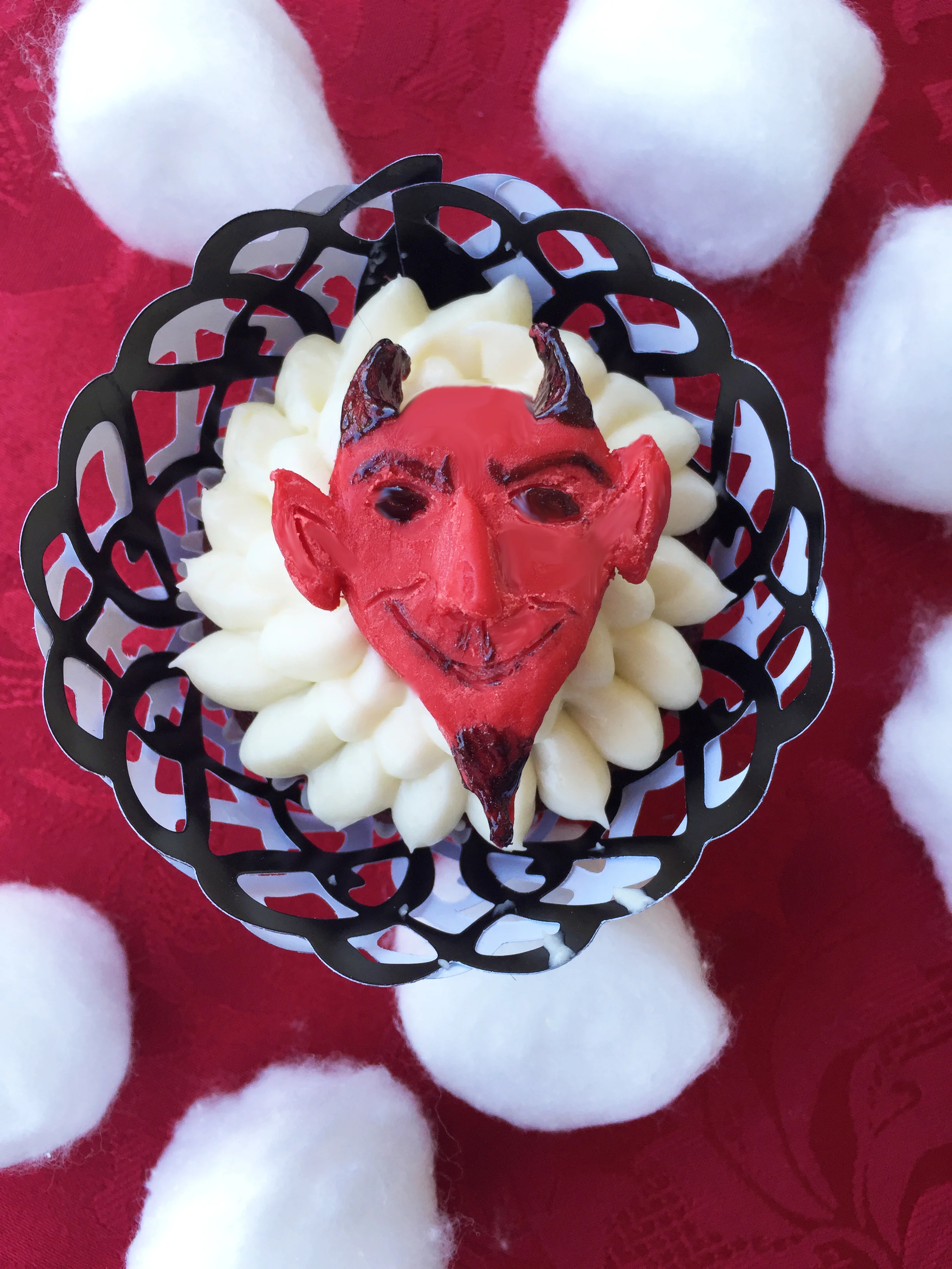 The Red Devil's Beet Red Velvet Cupcakes