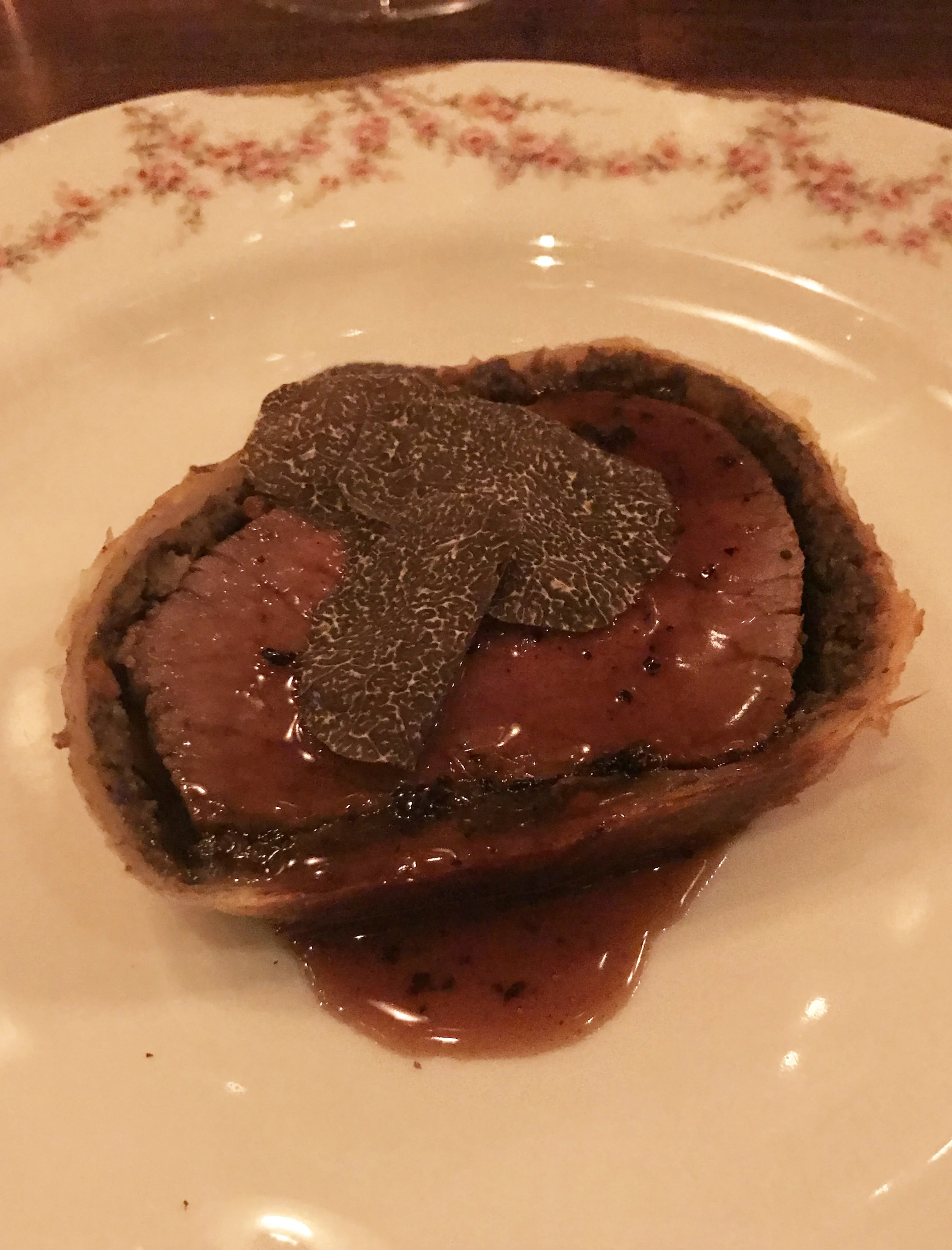 Boeuf en Croute - parmentier, consomme