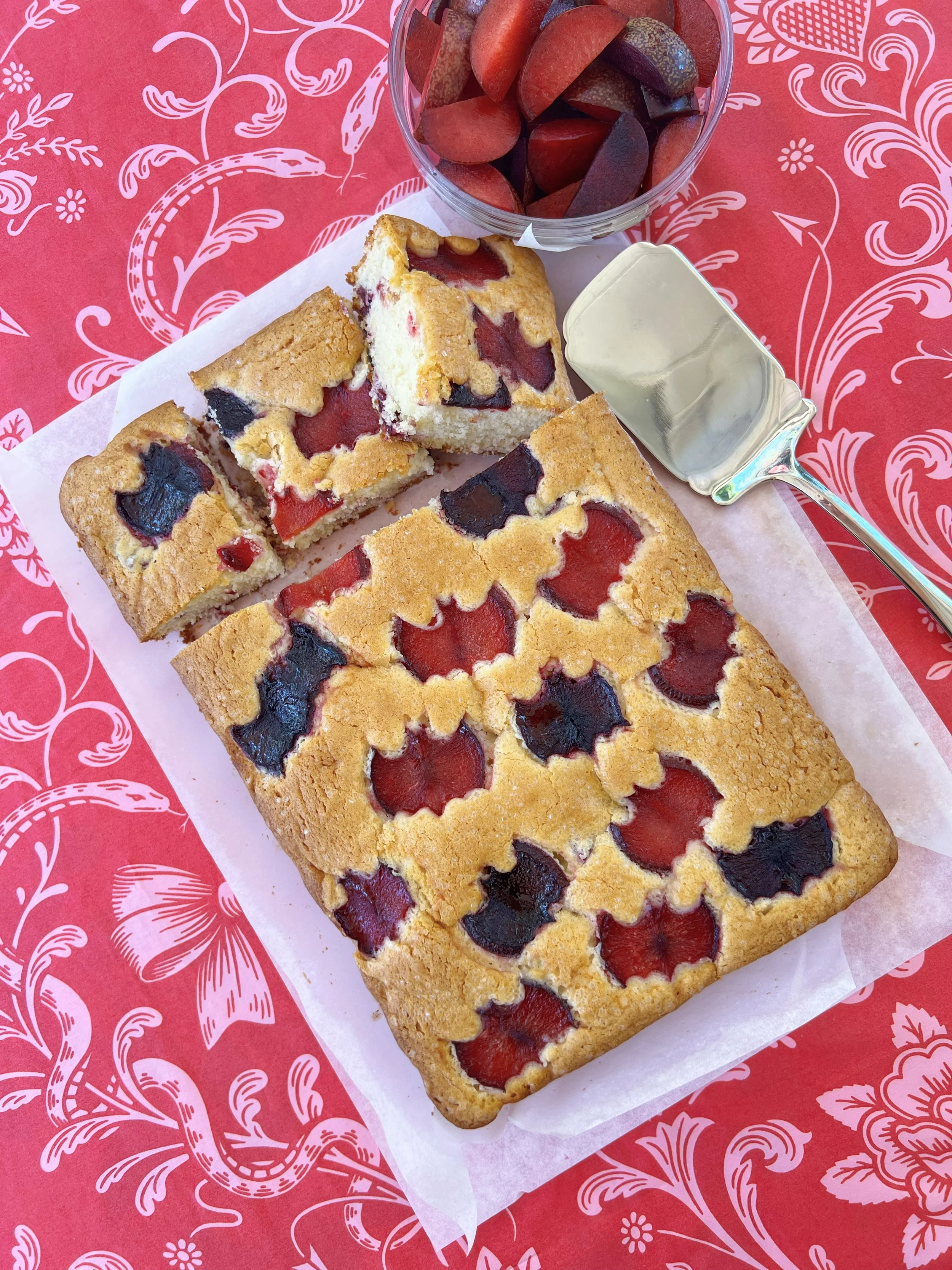 Butter Cake With Plums
