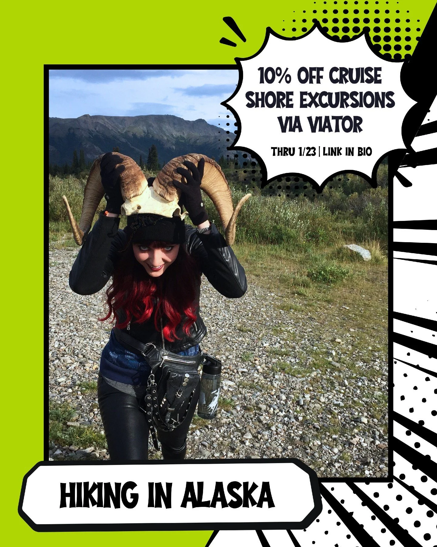 Want to explore Alaska without blowing your entire budget? 🐻🌲

Alaska excursions are bucket-list worthy, but they can be pricey. Here is my cheat code: Check the prices on Viator. I booked this hike for significantly less than the onboard price, an