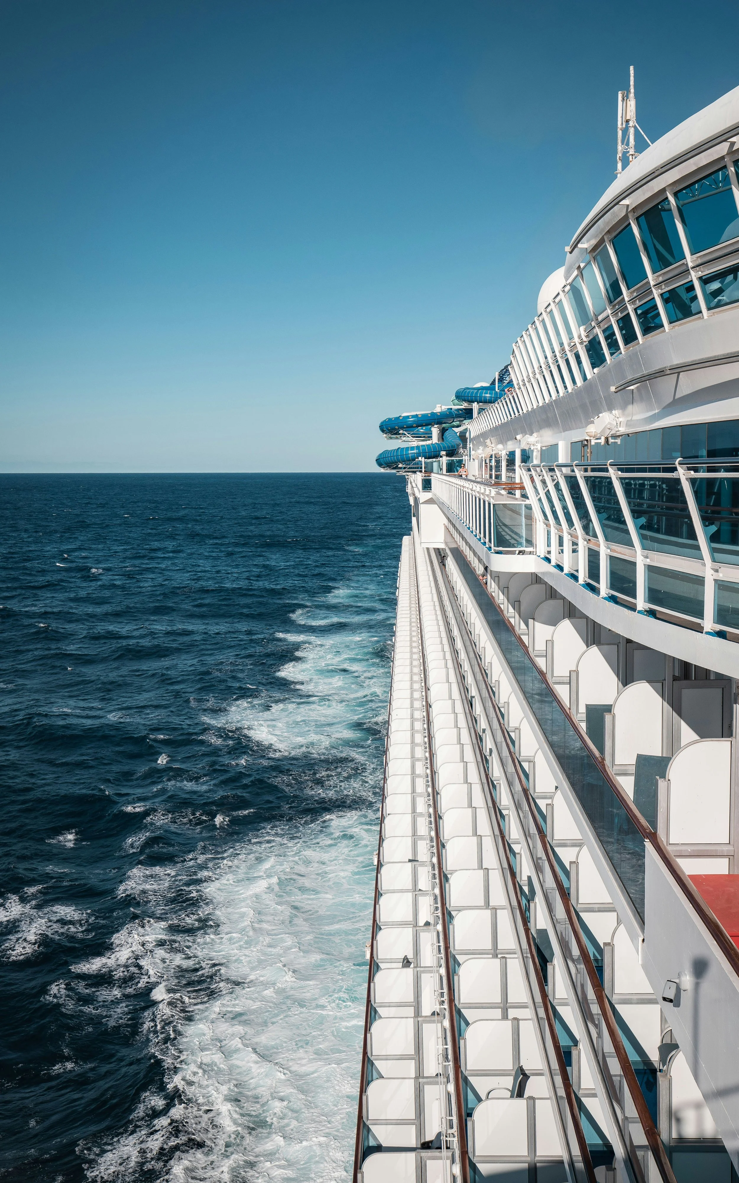 cruise ship at sea