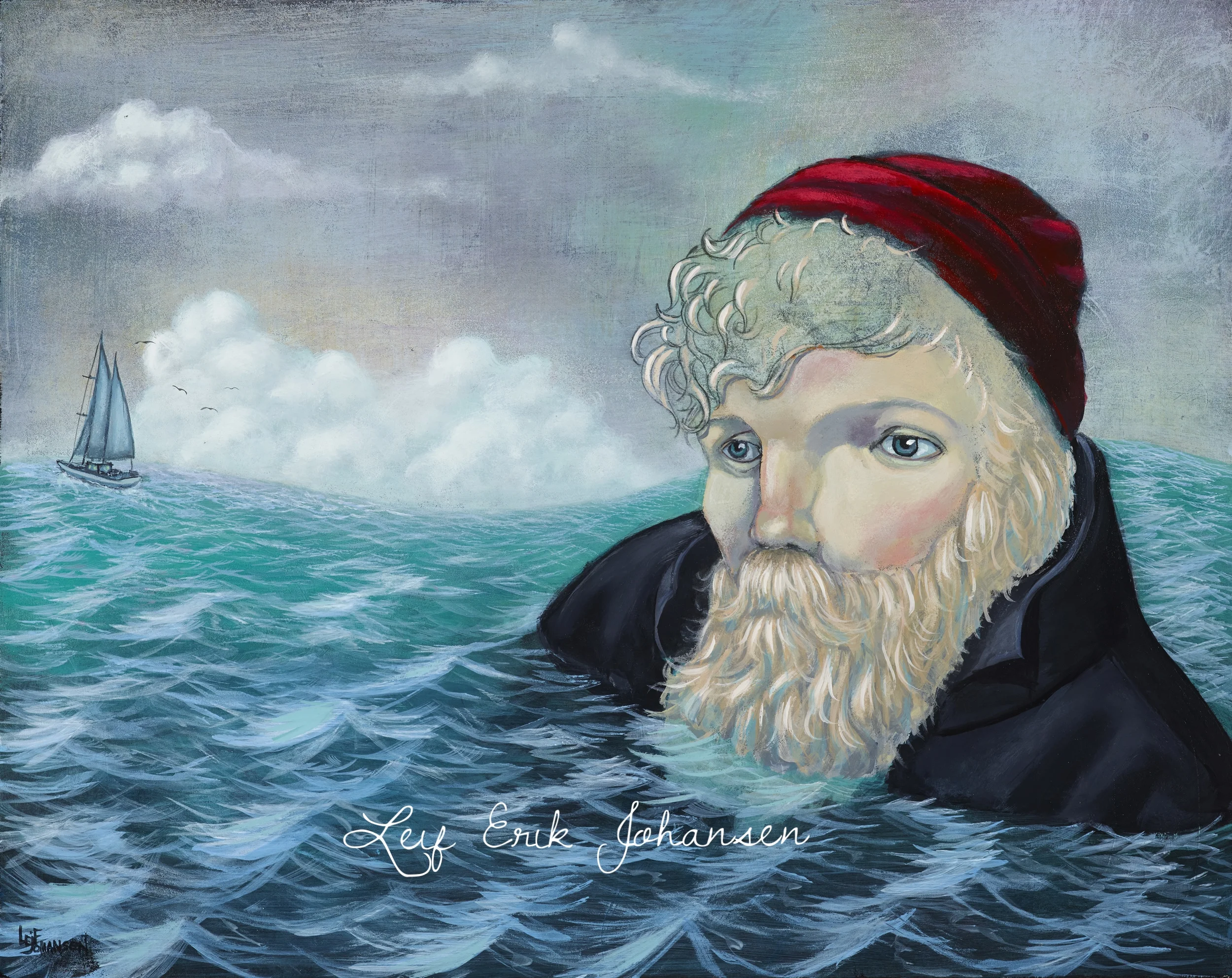 Bay Dreaming. acrylic on wood panel 16X20. SOLD