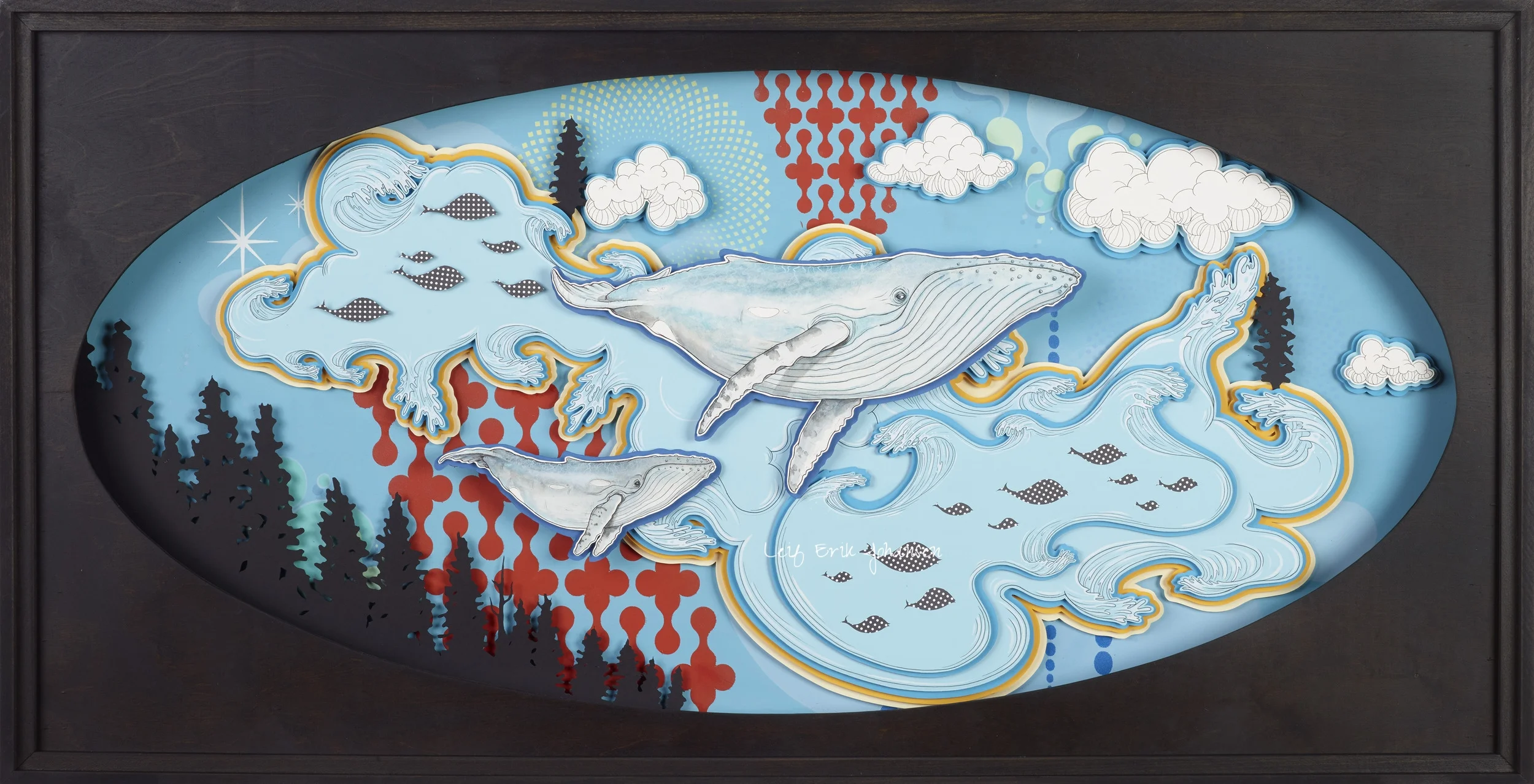 Spyhopping Cetaceans