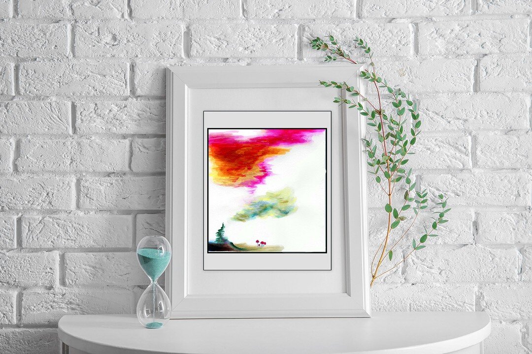 &quot;Shared Dreams&quot; was a leap and acceptance of aspects of my abstract painting style that would continue to develop to my work today.

I was interested in negative space but would revisit this with later works using black gouache.