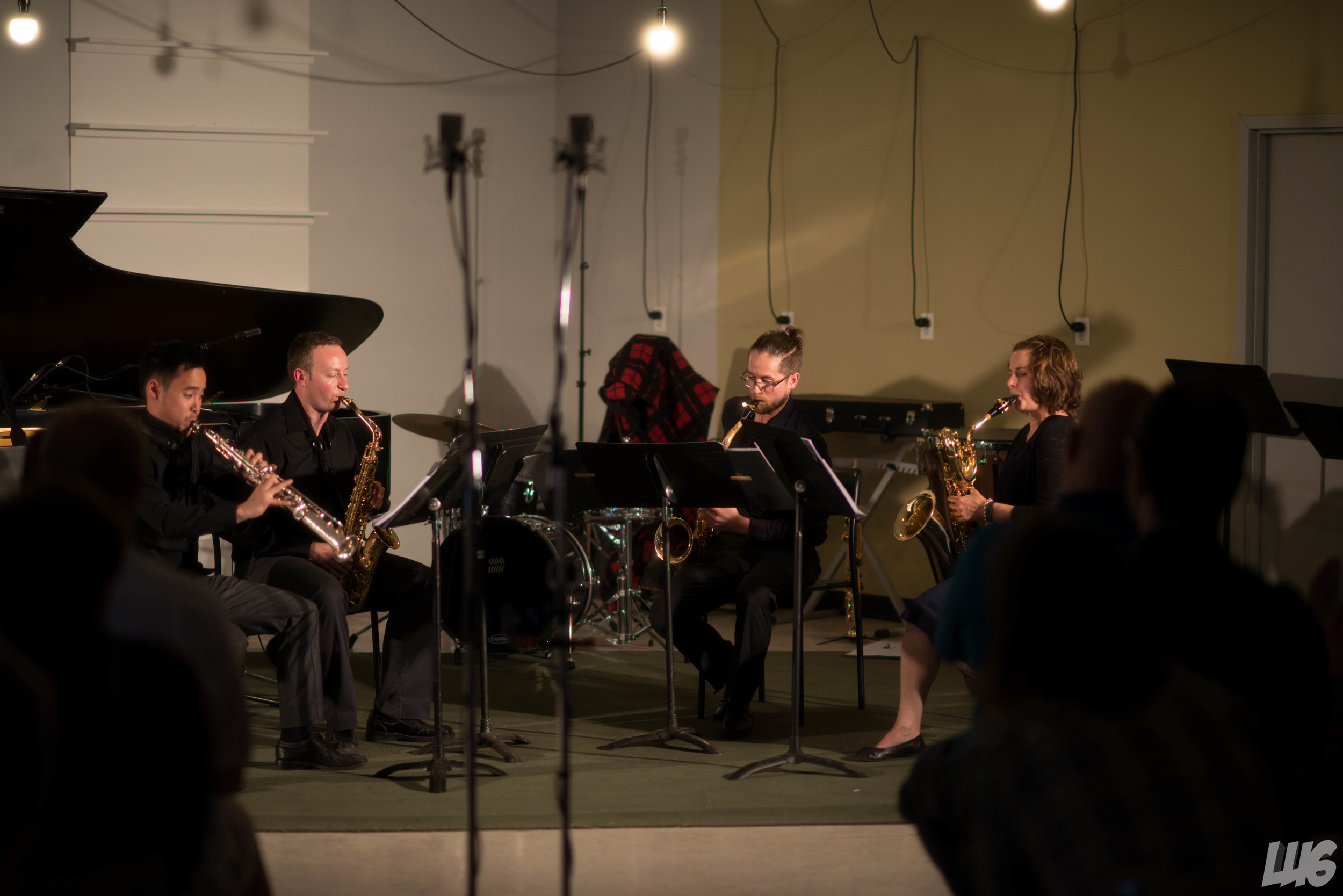  Le Quatuor de saxophones Proteus au festival de musique Strata (2015) à Saskatoon, Canada 