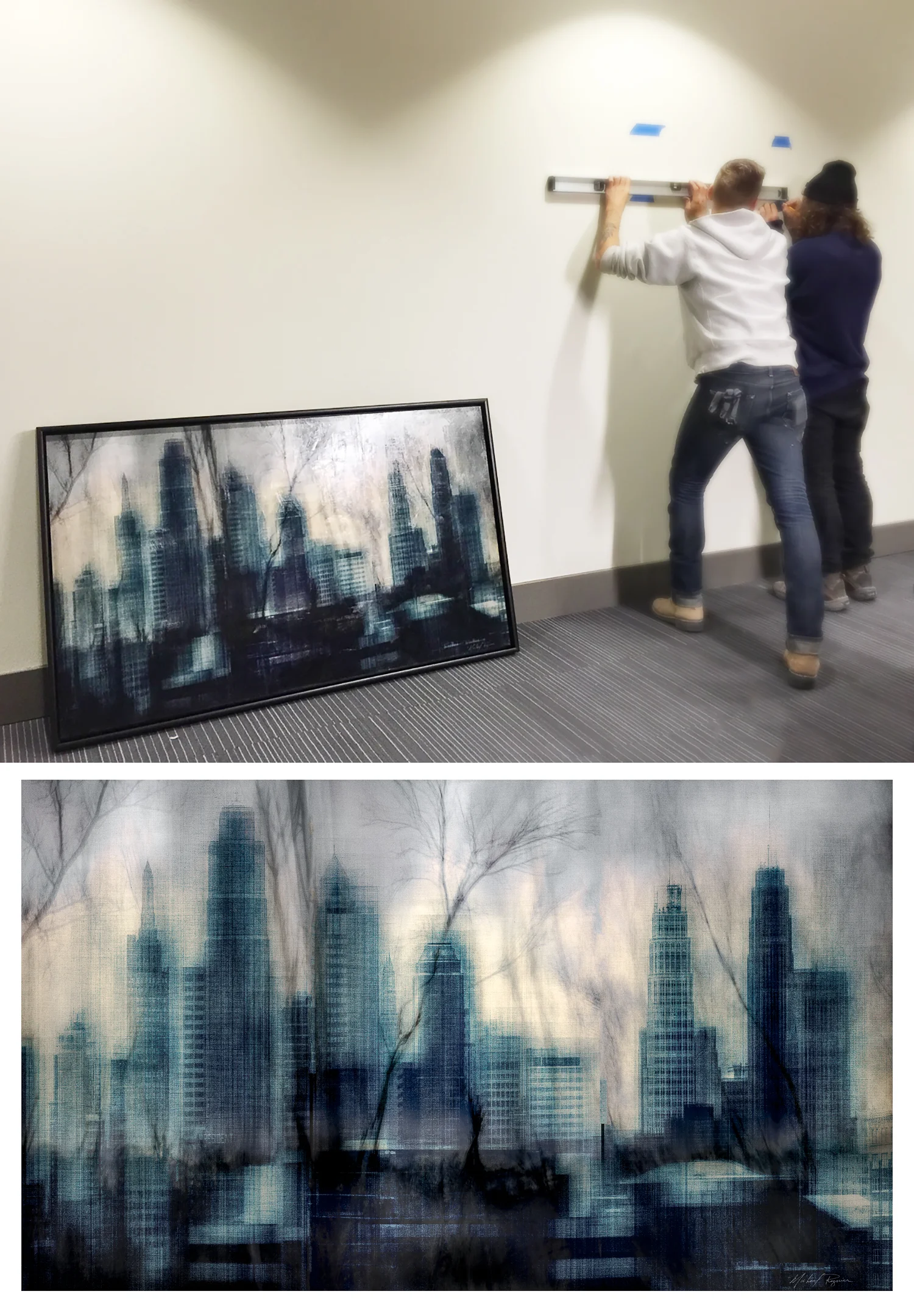 Conference room, Abstract Skyline
