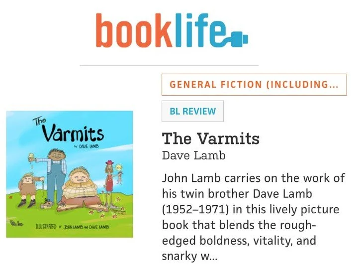 &quot;This lively picture book blends the rough-edged boldness, vitality, and snarky wit of old-school underground comics with wisdom about friendship...&quot;

The BookLife review is a thing of beauty! It's a funny, insightful and lively validation 