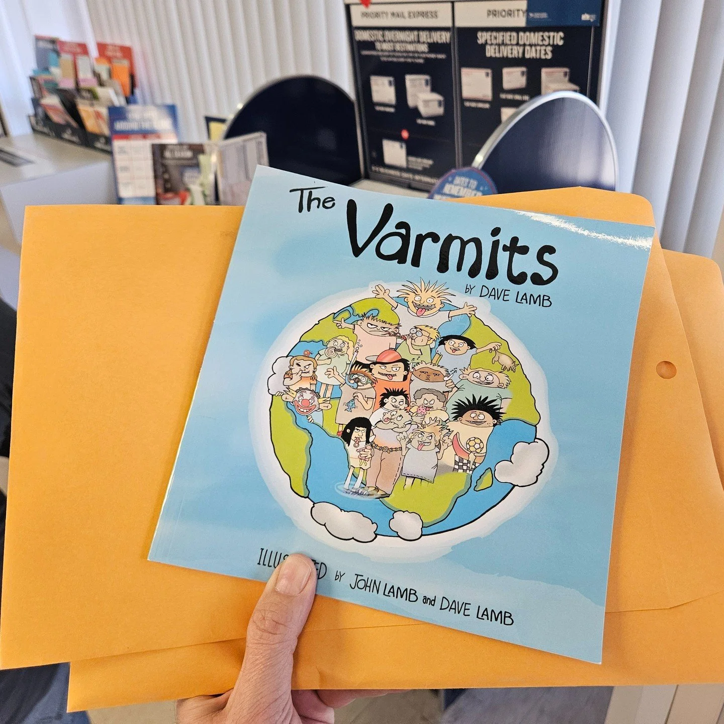 Today, submitted The Varmits to the selection committees for the Caldecott Medal and Theodore Seuss Geisel Award!

Wish John luck!!!