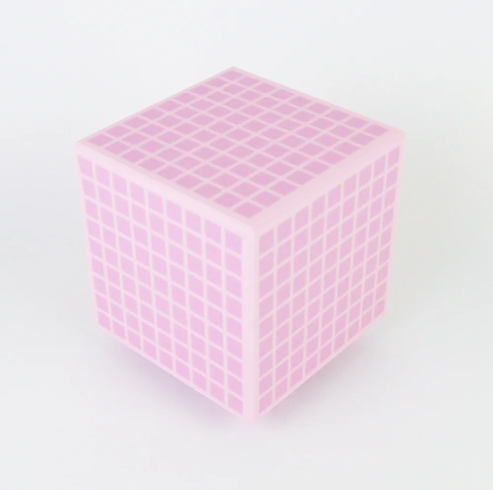 Illusion Box . (Plywood, latex paint, ink-jet printed water-slide decal.)