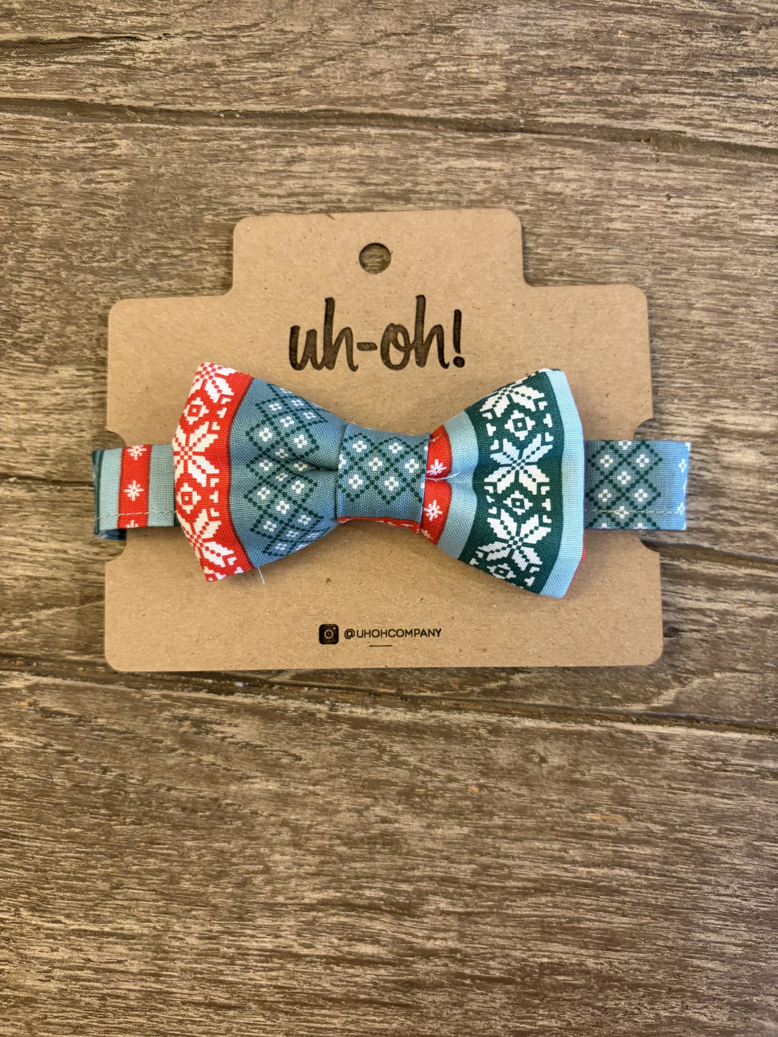 Ski Lodge Bow Tie