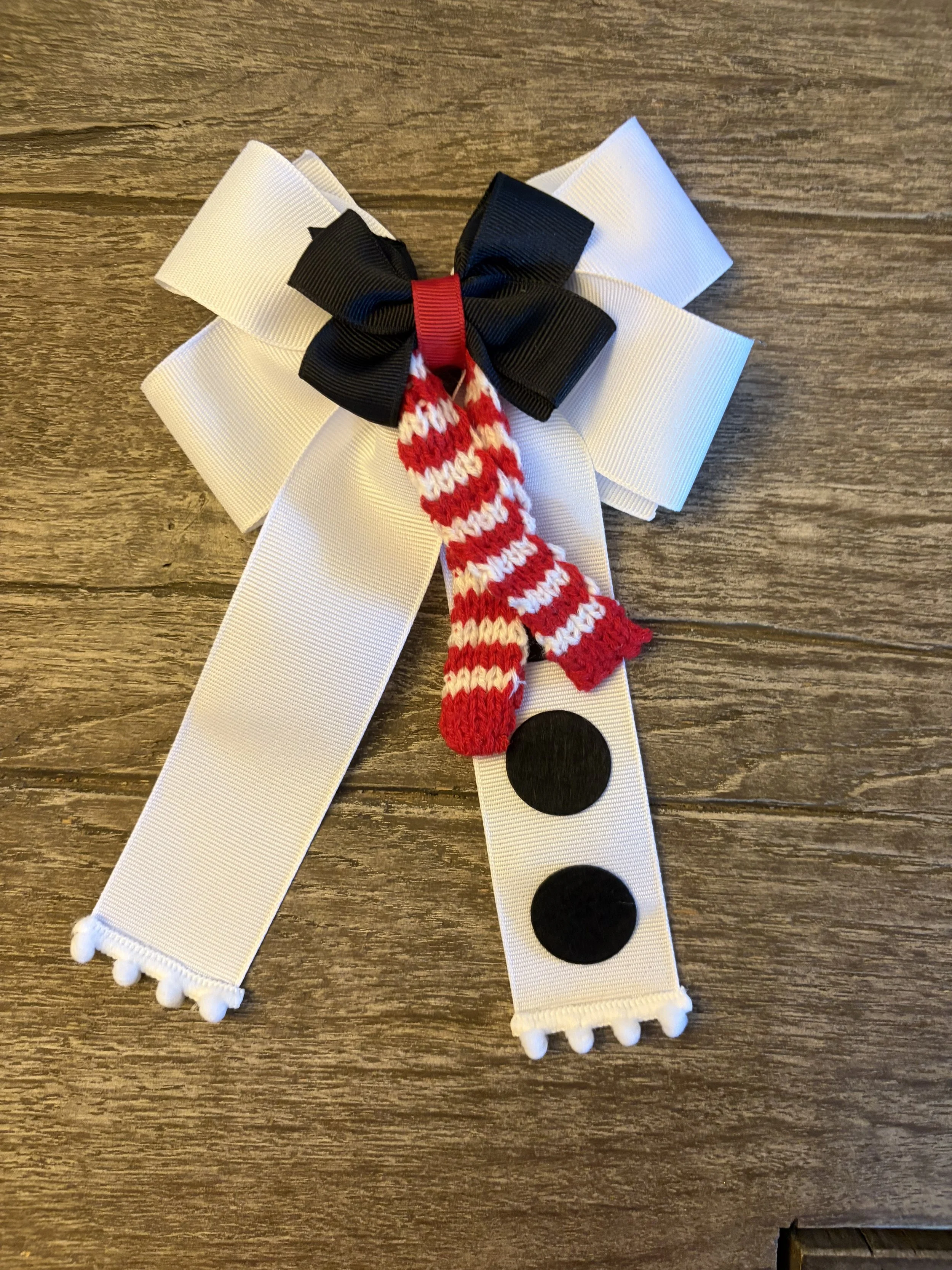 Snowman Character Bow