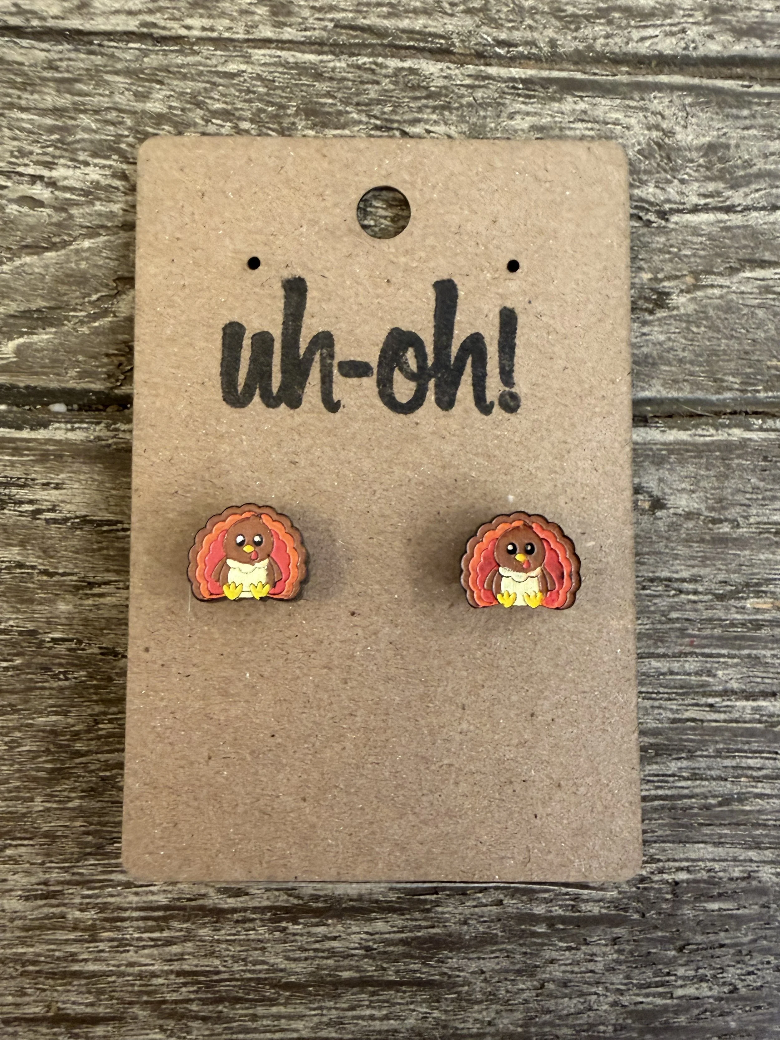 Turkey Earrings (Studs)