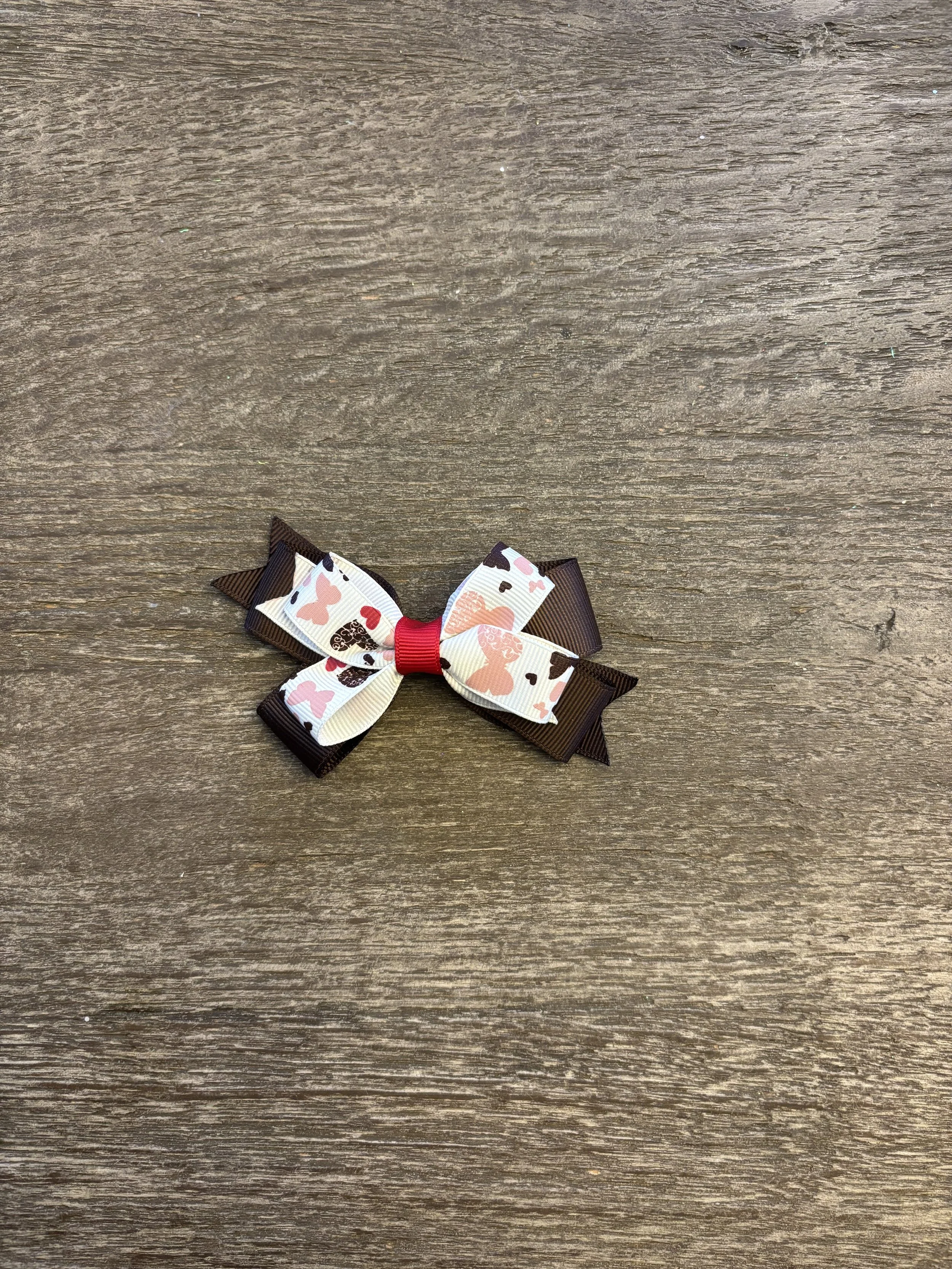 Butterfly Heart Stacked Bow