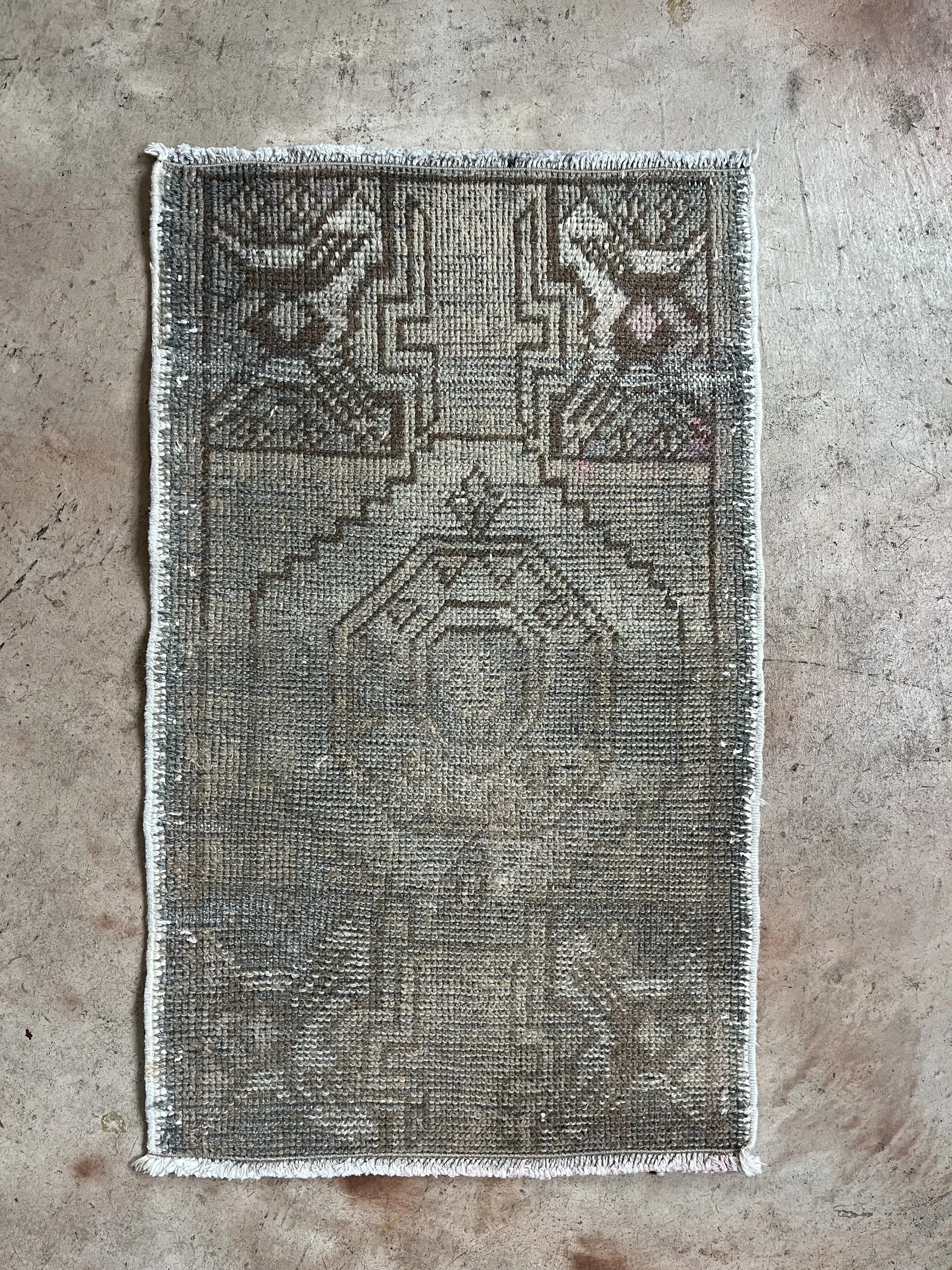 Vintage Wool Turkish Rug