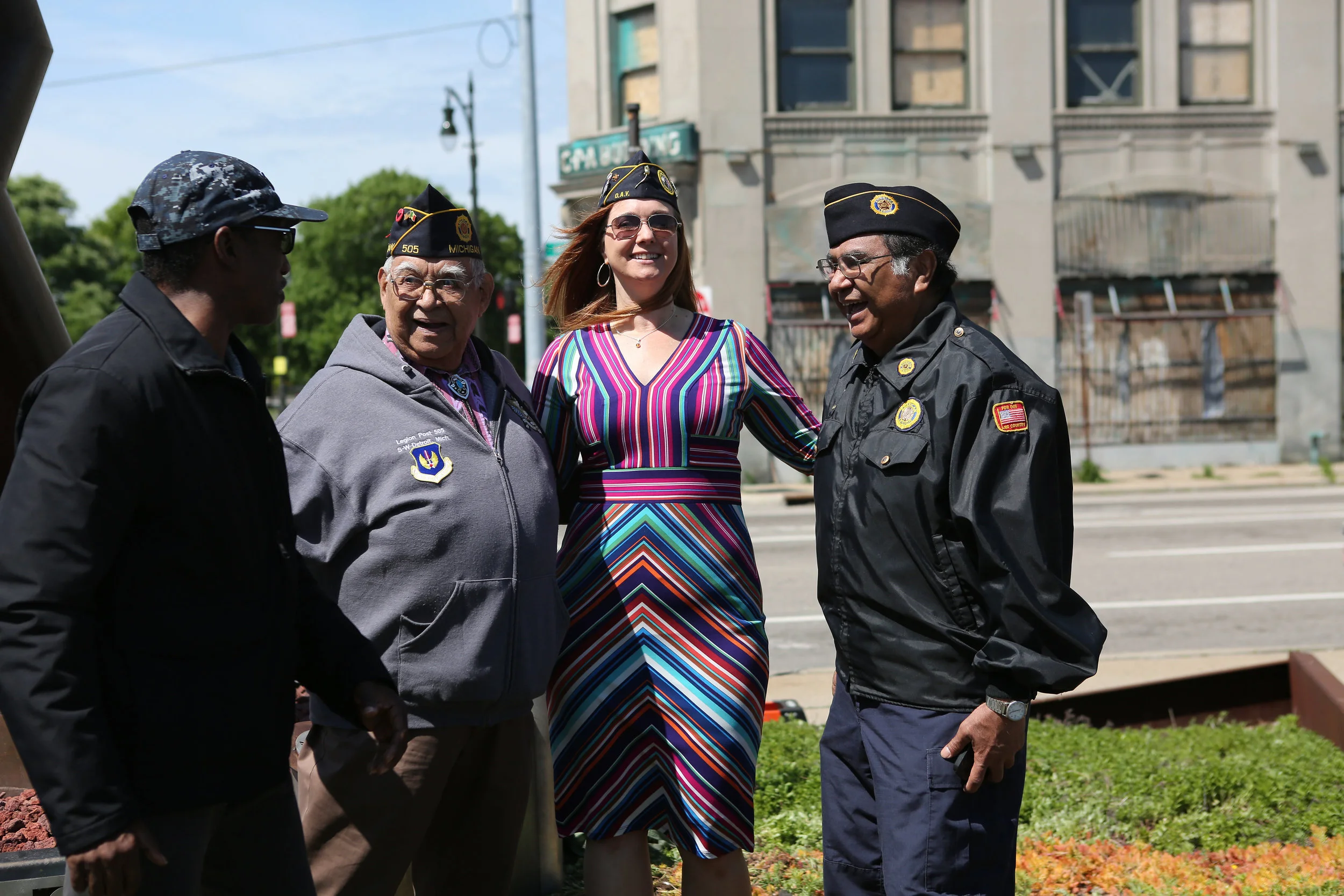 Honoring our Veterans at our first annual Spring Into Corktown / 2017 / Photo by Sarah Barthlow