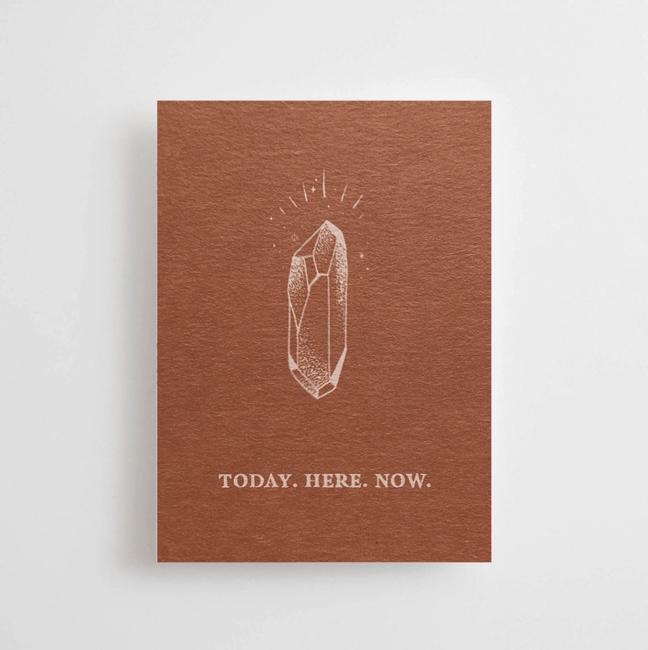 Today. Here. Now. Mini Postcard
