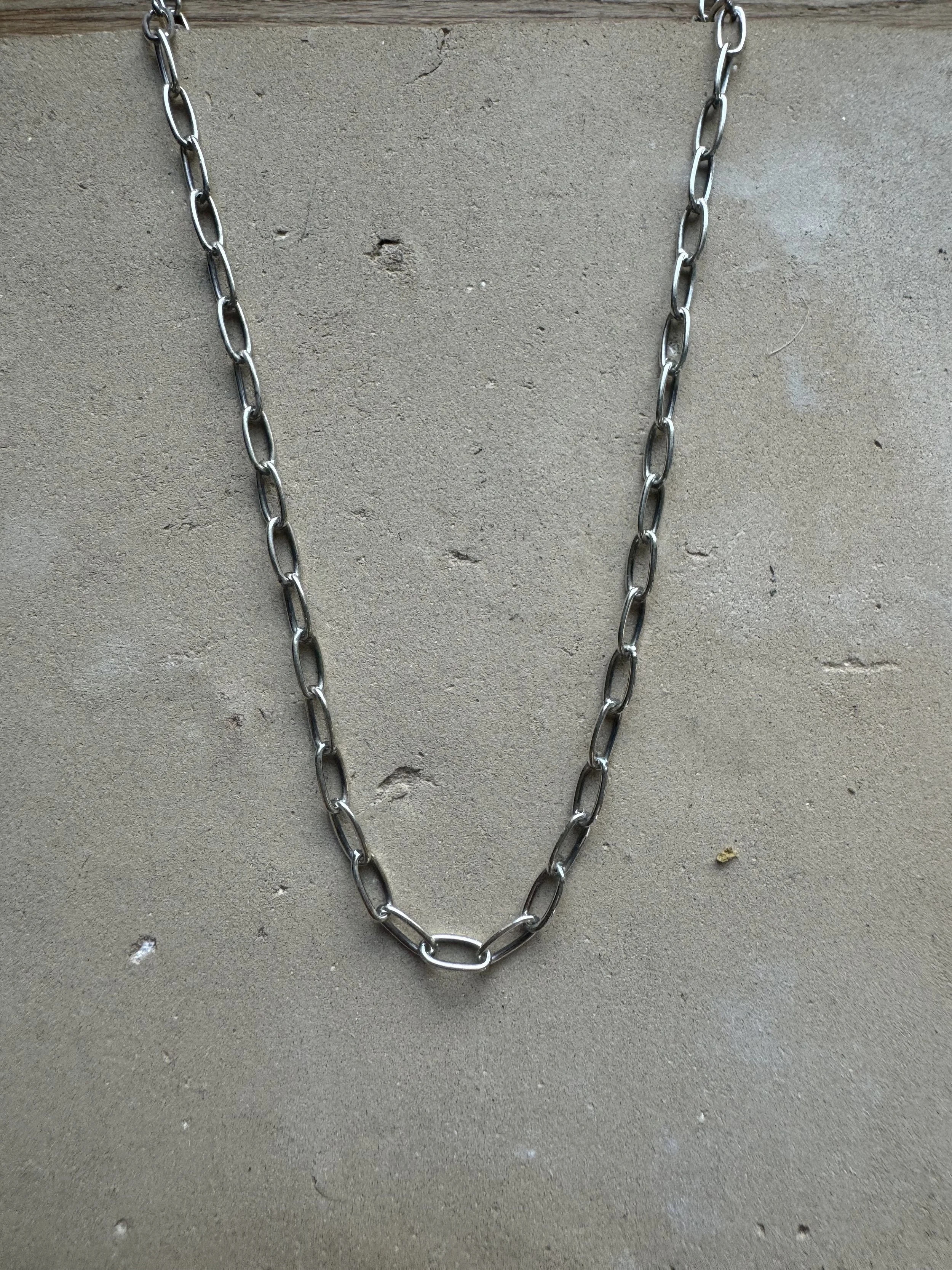 Sterling Silver Paperclip Chain