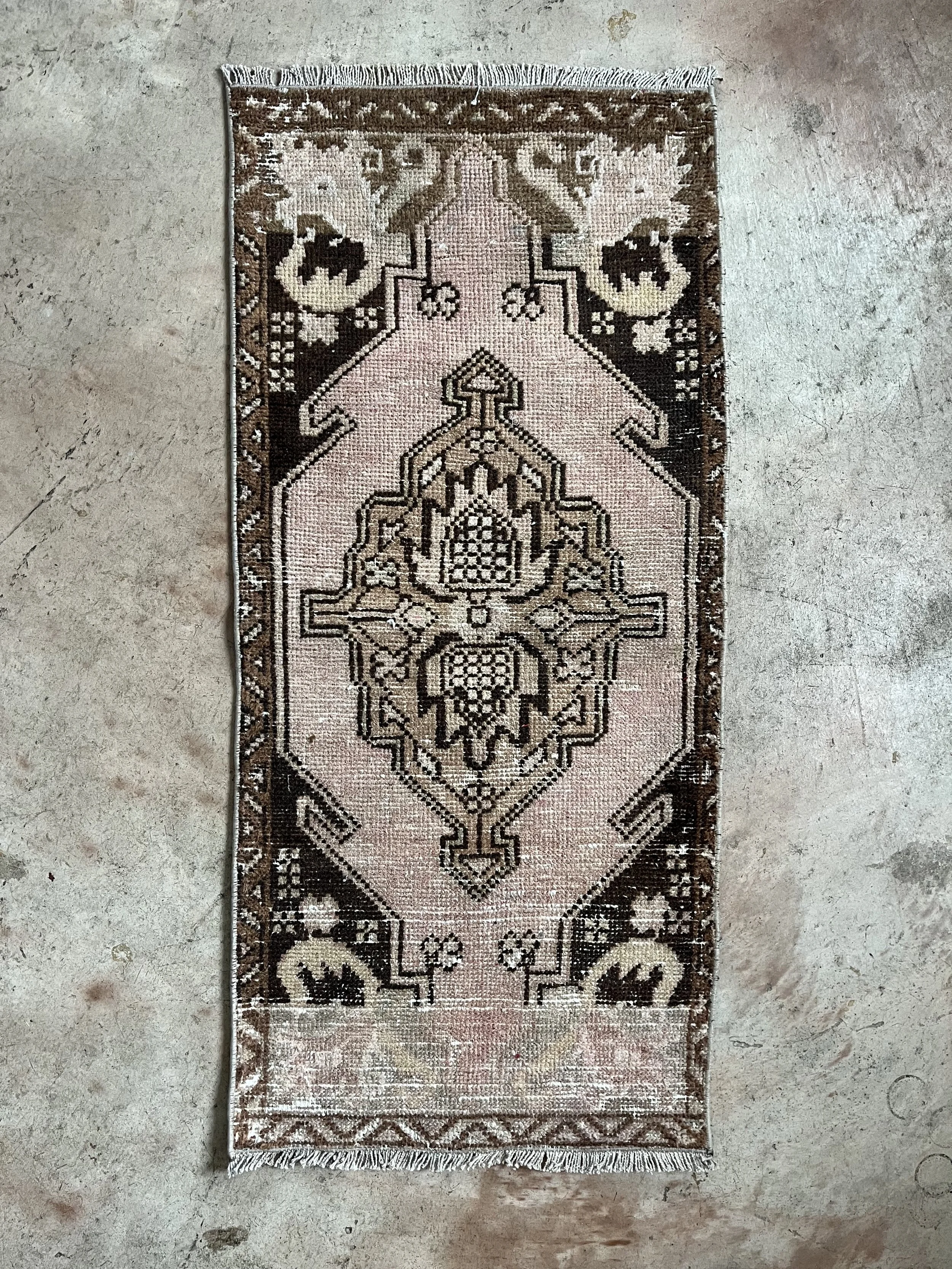 Vintage Wool Turkish Rug