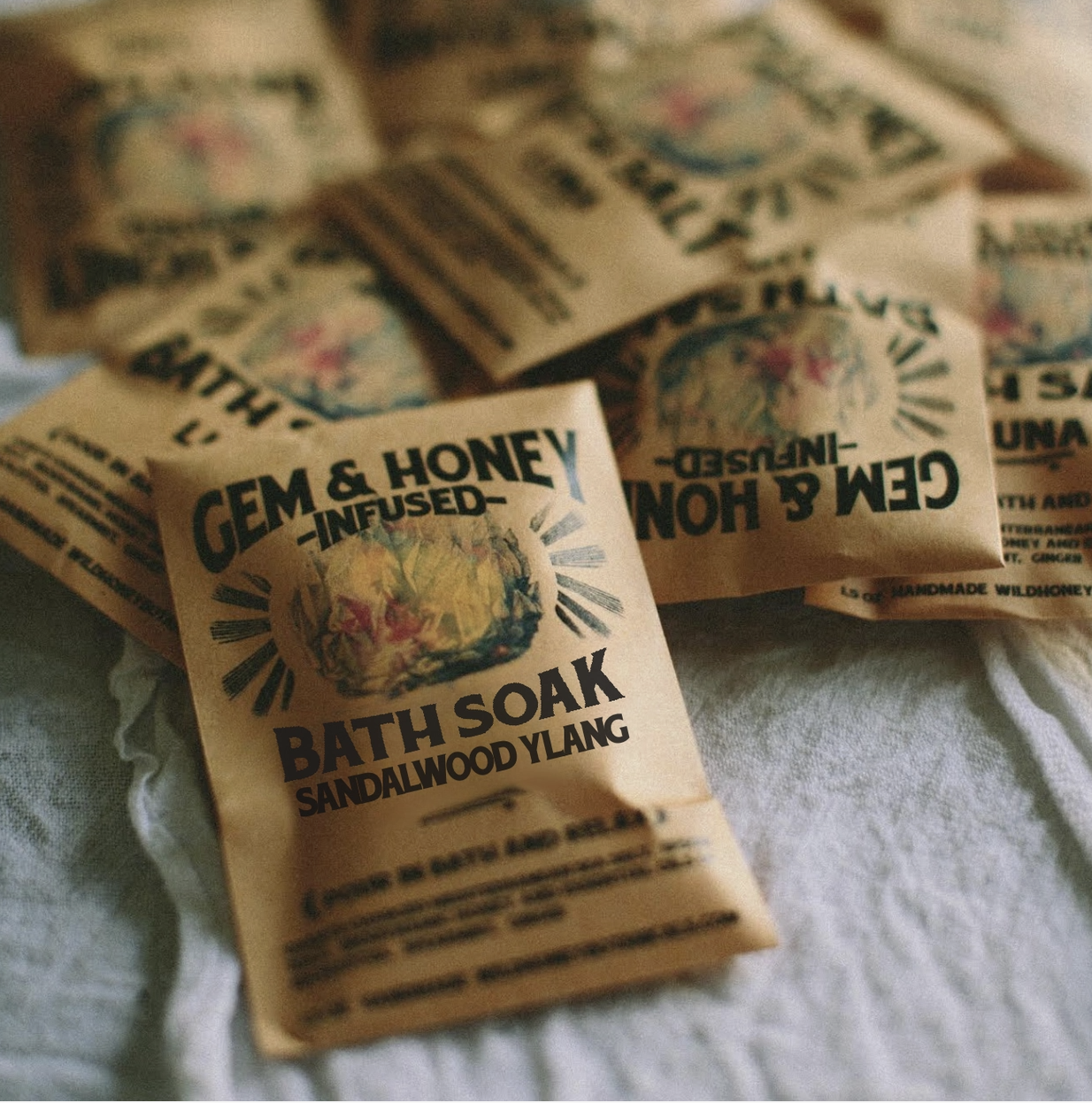 Sandalwood Ylang Bath Soak or Body Scrub Organic