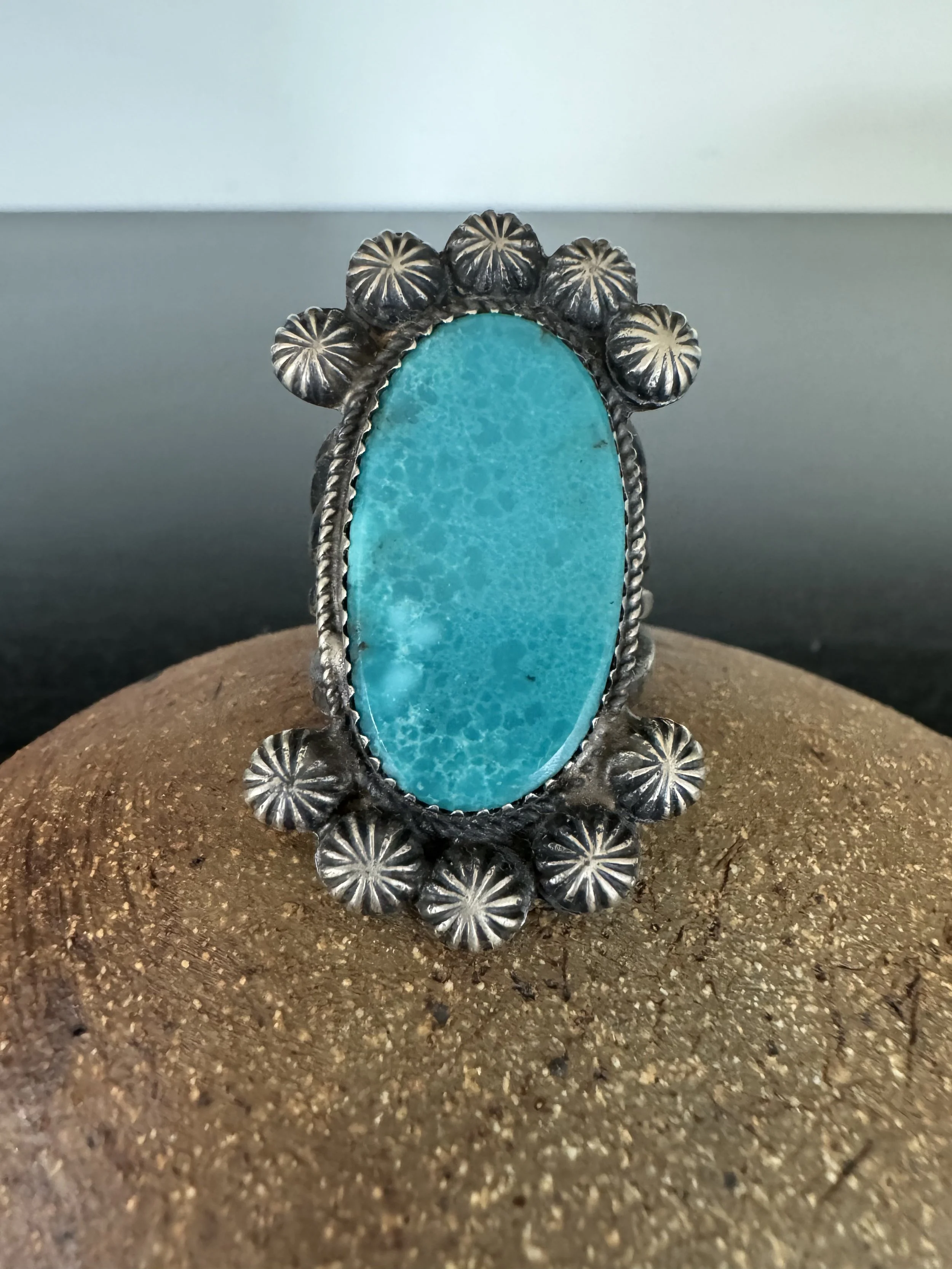 Turquoise and Sterling Silver Ring
