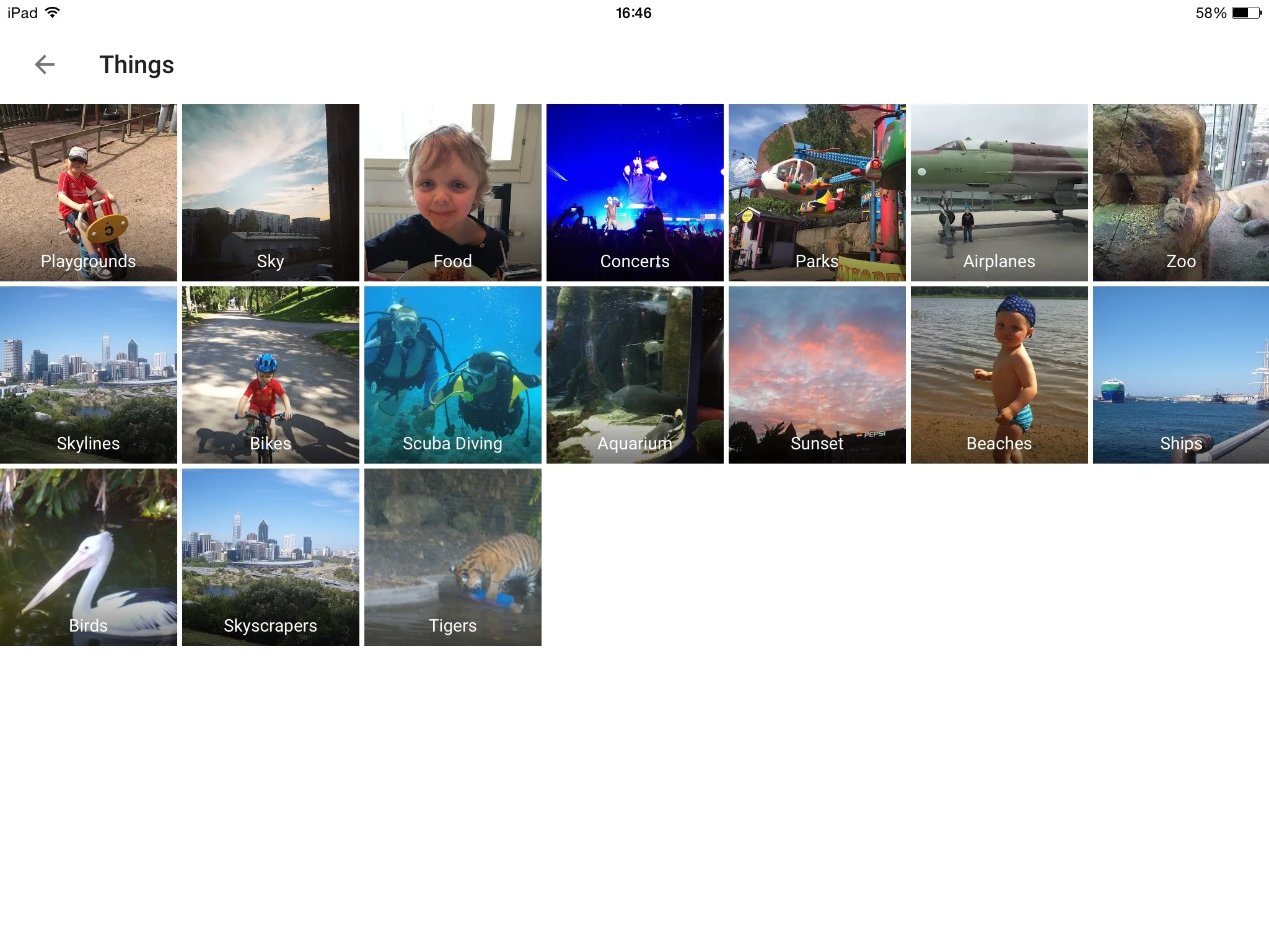 Other 'Things' it did manage to recognise and categorise.
