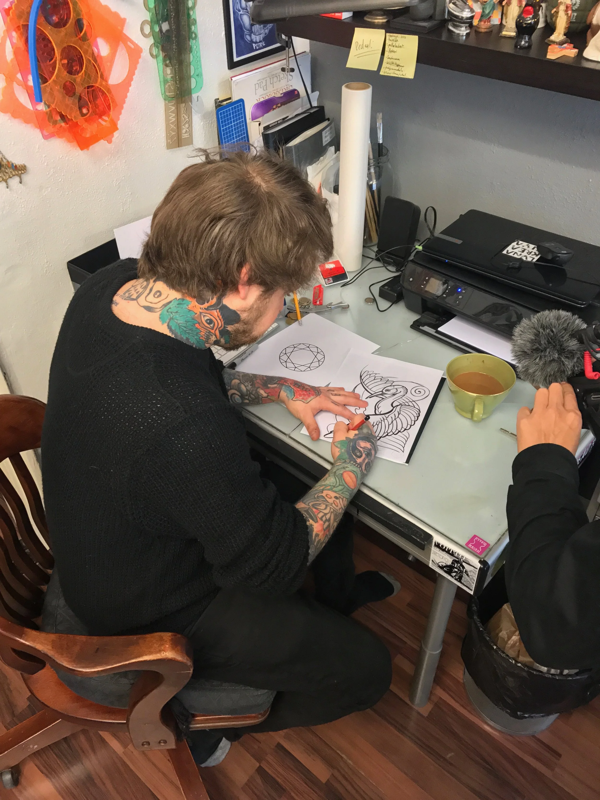 Always drawing ...