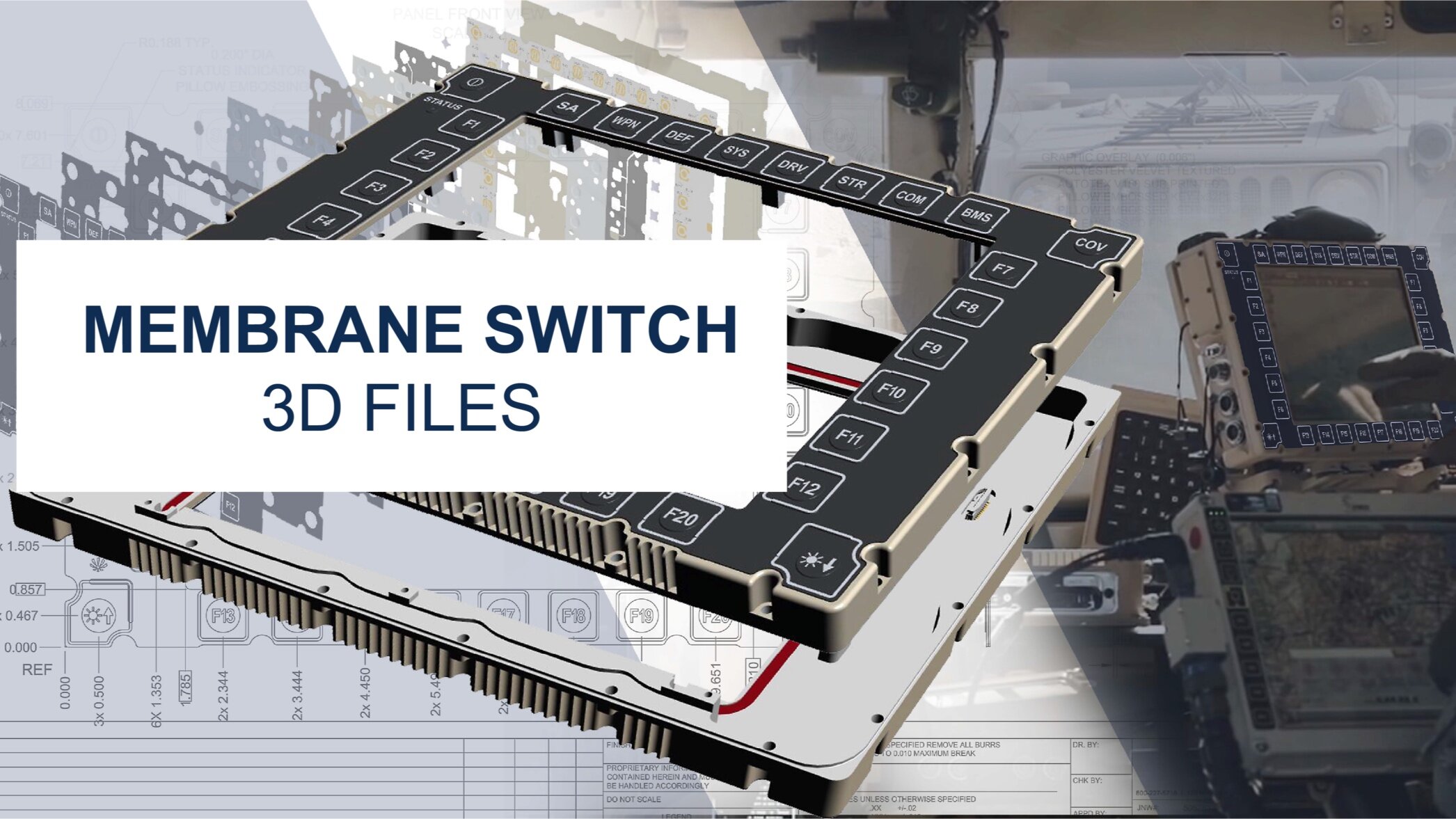 Membrane Switch 3D Files