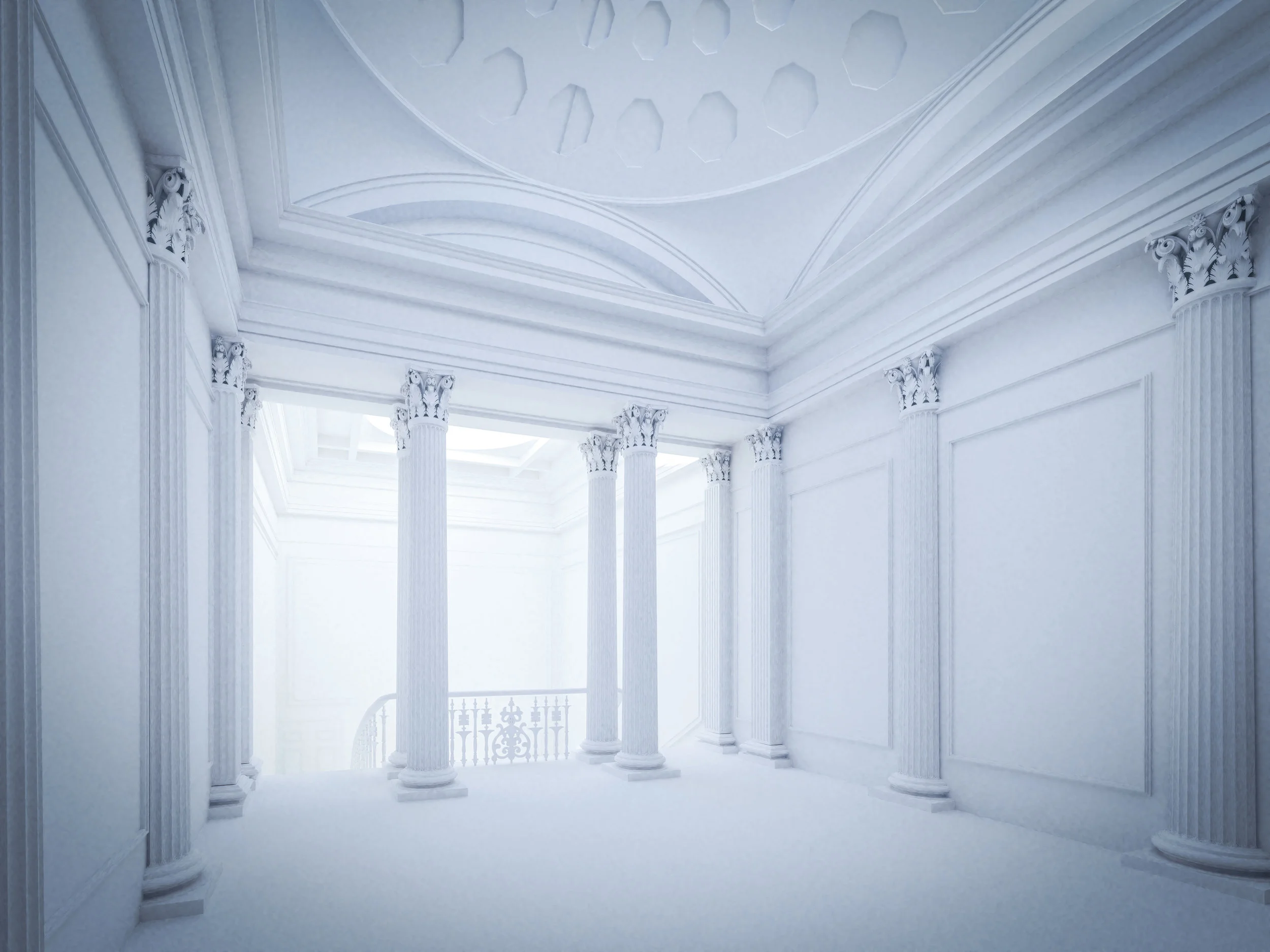 Signet Library Visuals for Simon Laird Associates studying the feasibility of a low impact elevator
