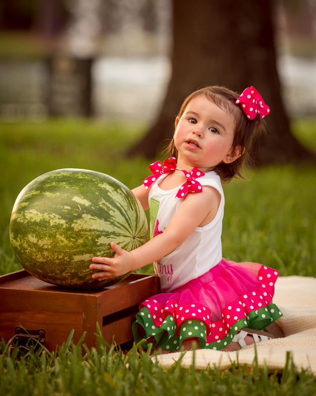 watermelon photography session