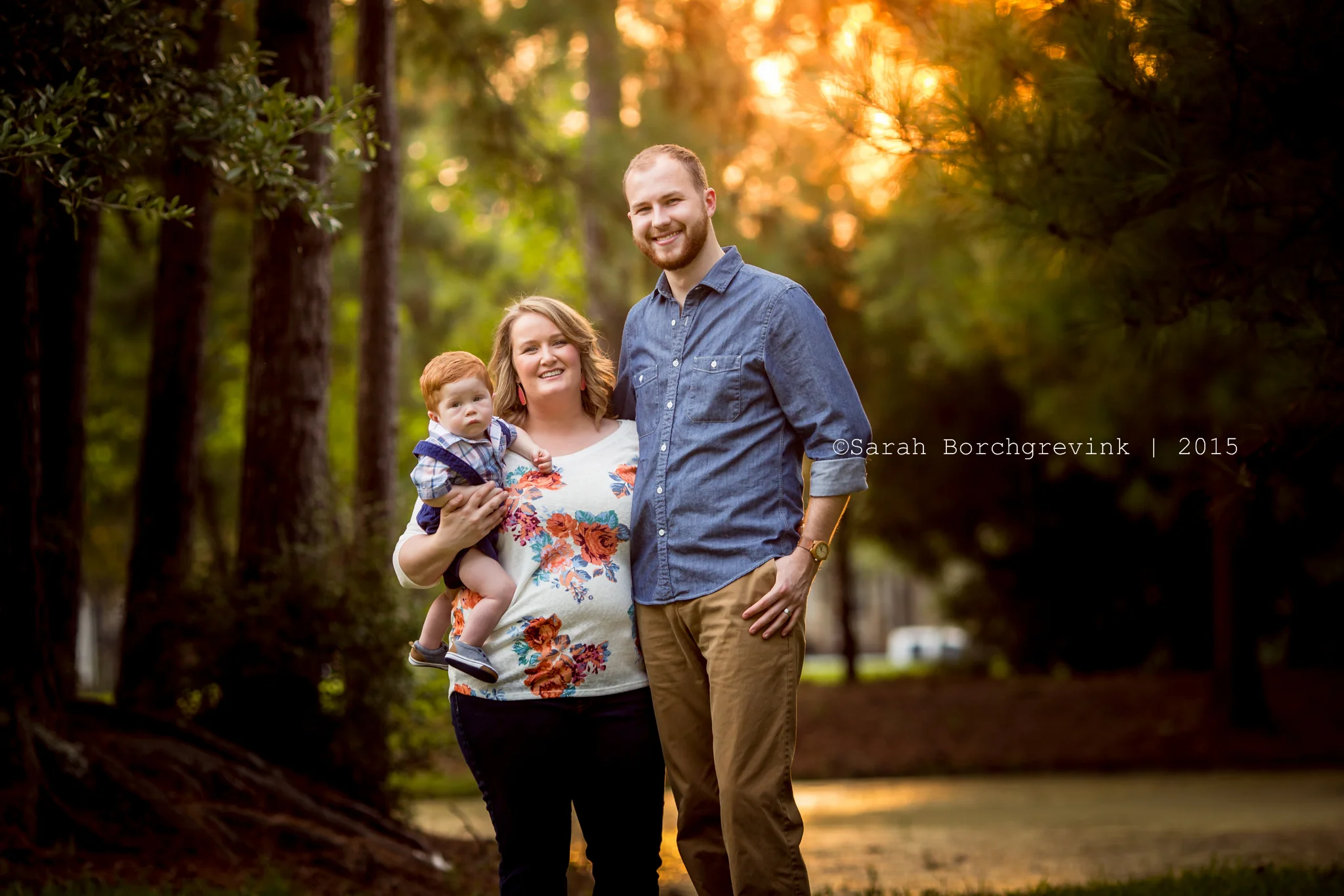 Fun and Hip Family of Three with Young Toddler | Posing and Outfits