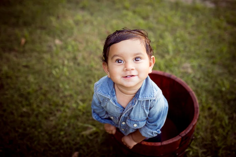 Outdoor Family Portraits by Sarah Borchgrevink | Cutest Family in Houston