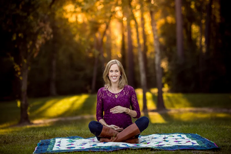 outdoor maternity session cypress texas
