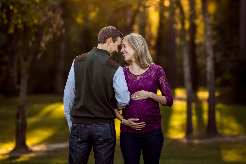 cypress texas fall maternity photography session