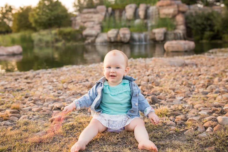 cypress texas one year baby photography session