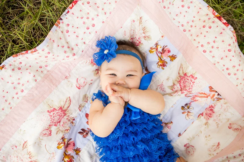 Happiest Baby Girl on the Block | Avery's 6 Month Photography Session