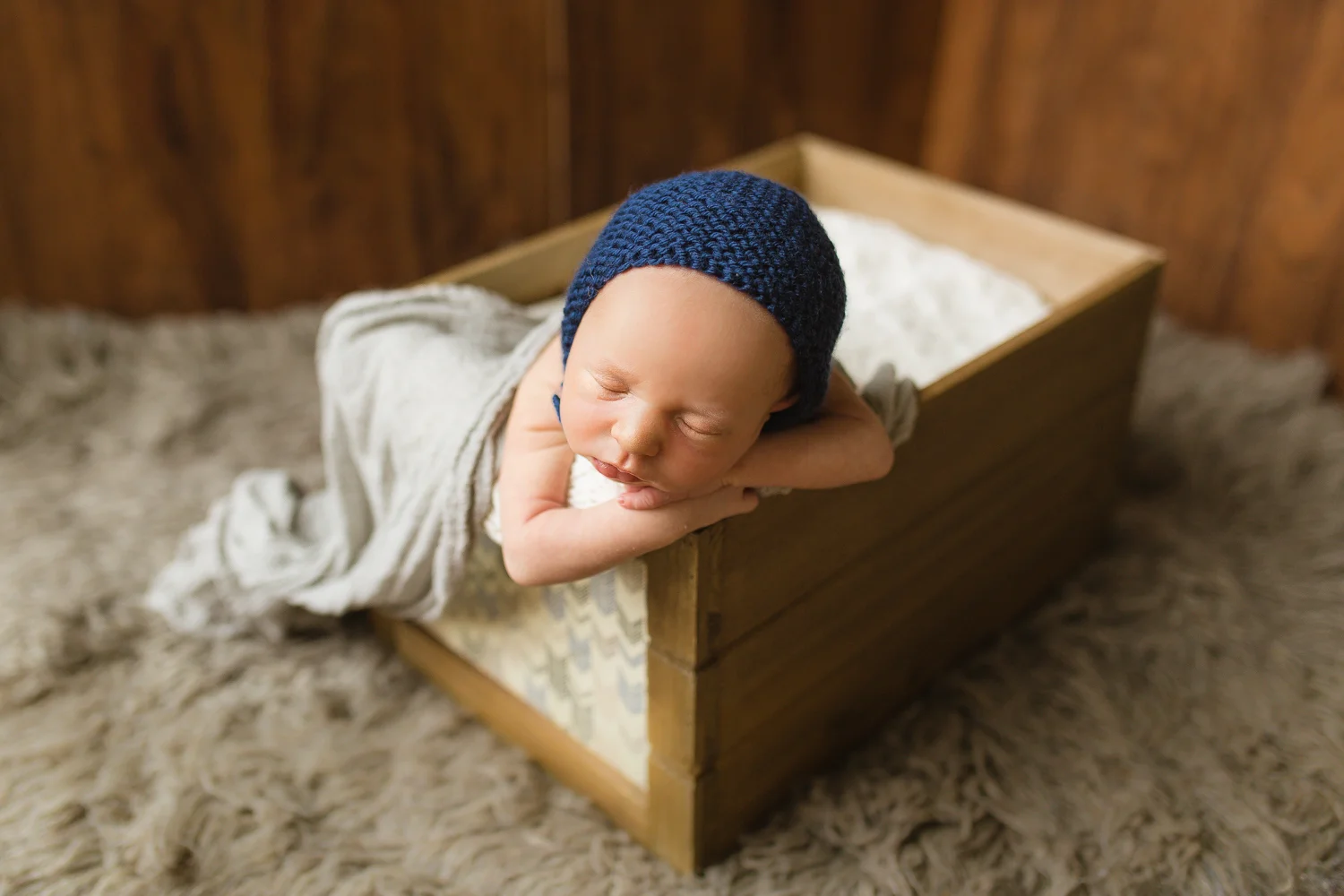 Baby Miles at 10 Days Fresh & New | Houston Baby Photography