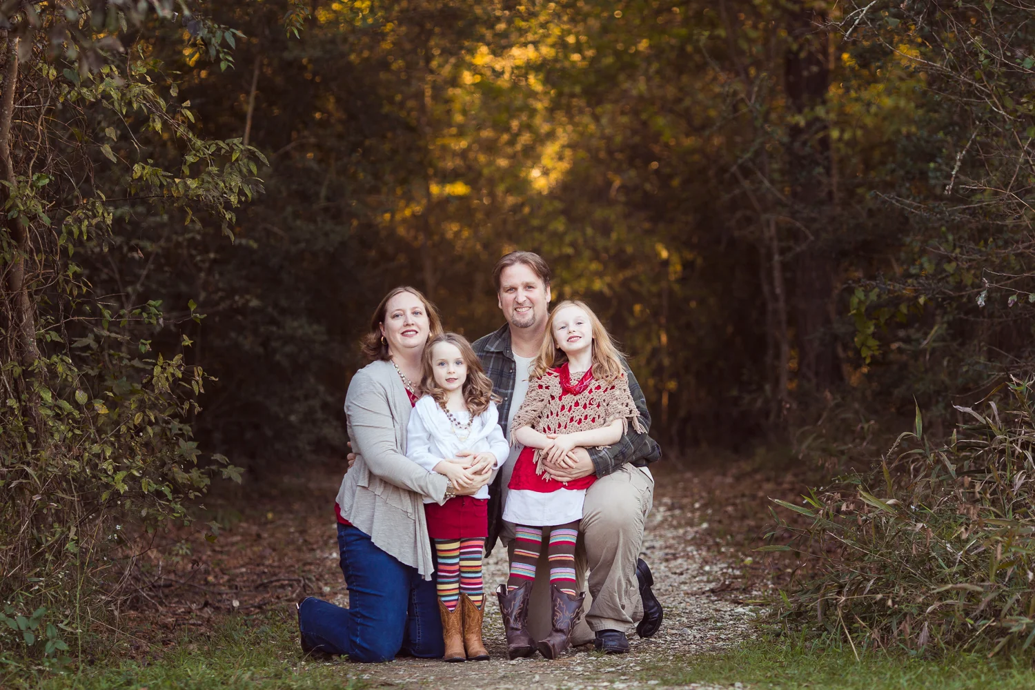The W Family's Holiday Family Session with Darling Little Girls