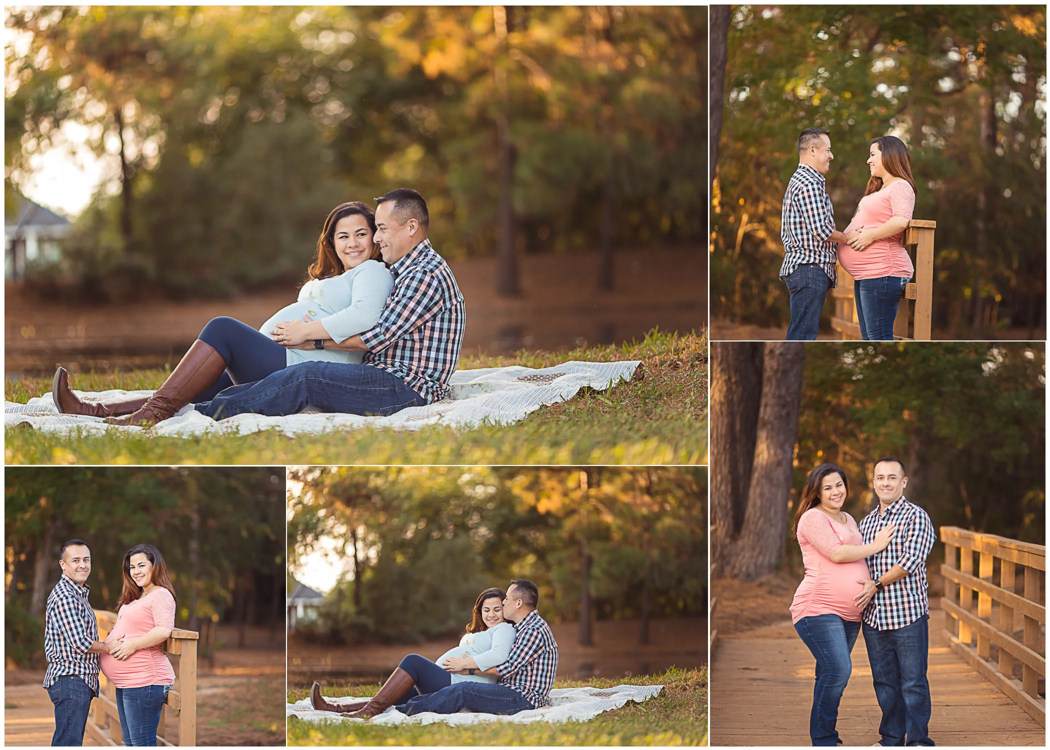 cypress, tomball, katy and houston texas couples maternity session