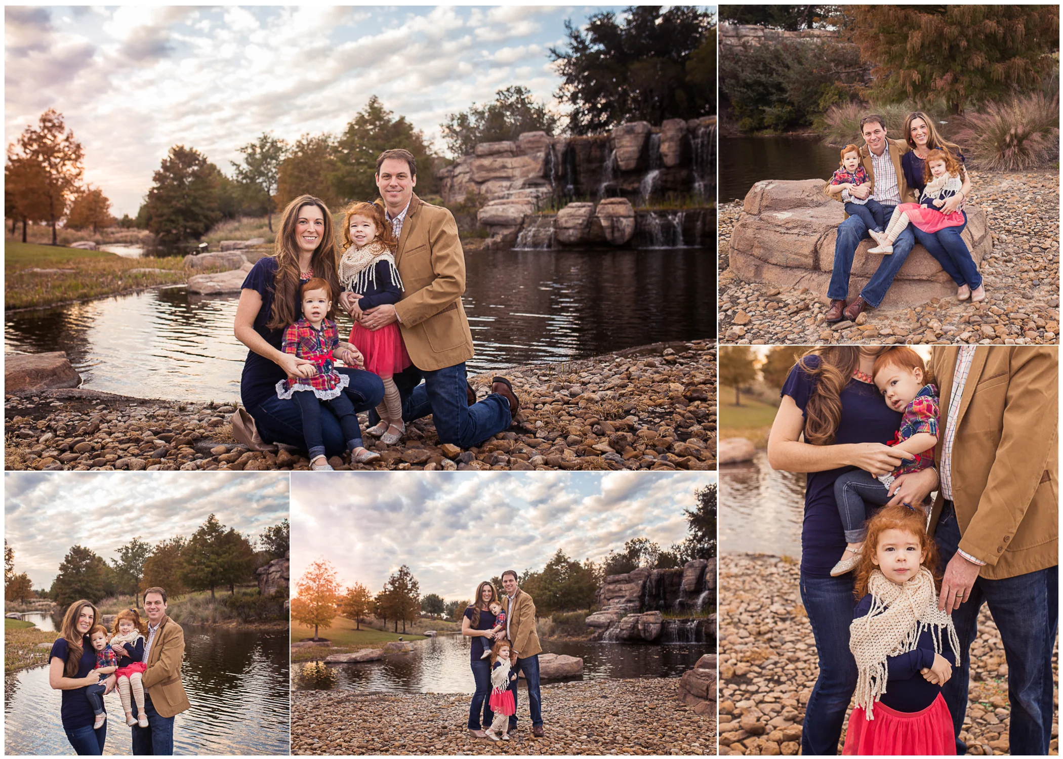 Darling Red Headed Little Girls | Fall Family Photography in Houston, TX