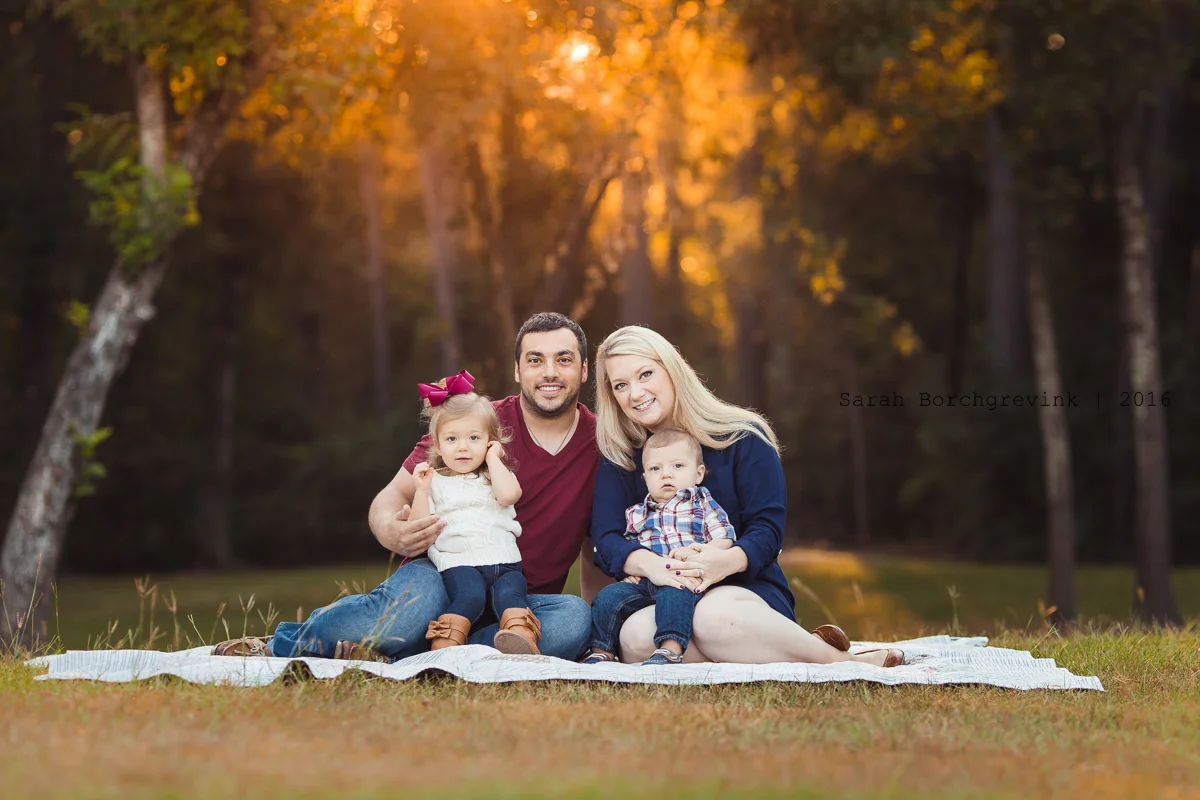Cutest Siblings during their outside family photos in Houston Texas