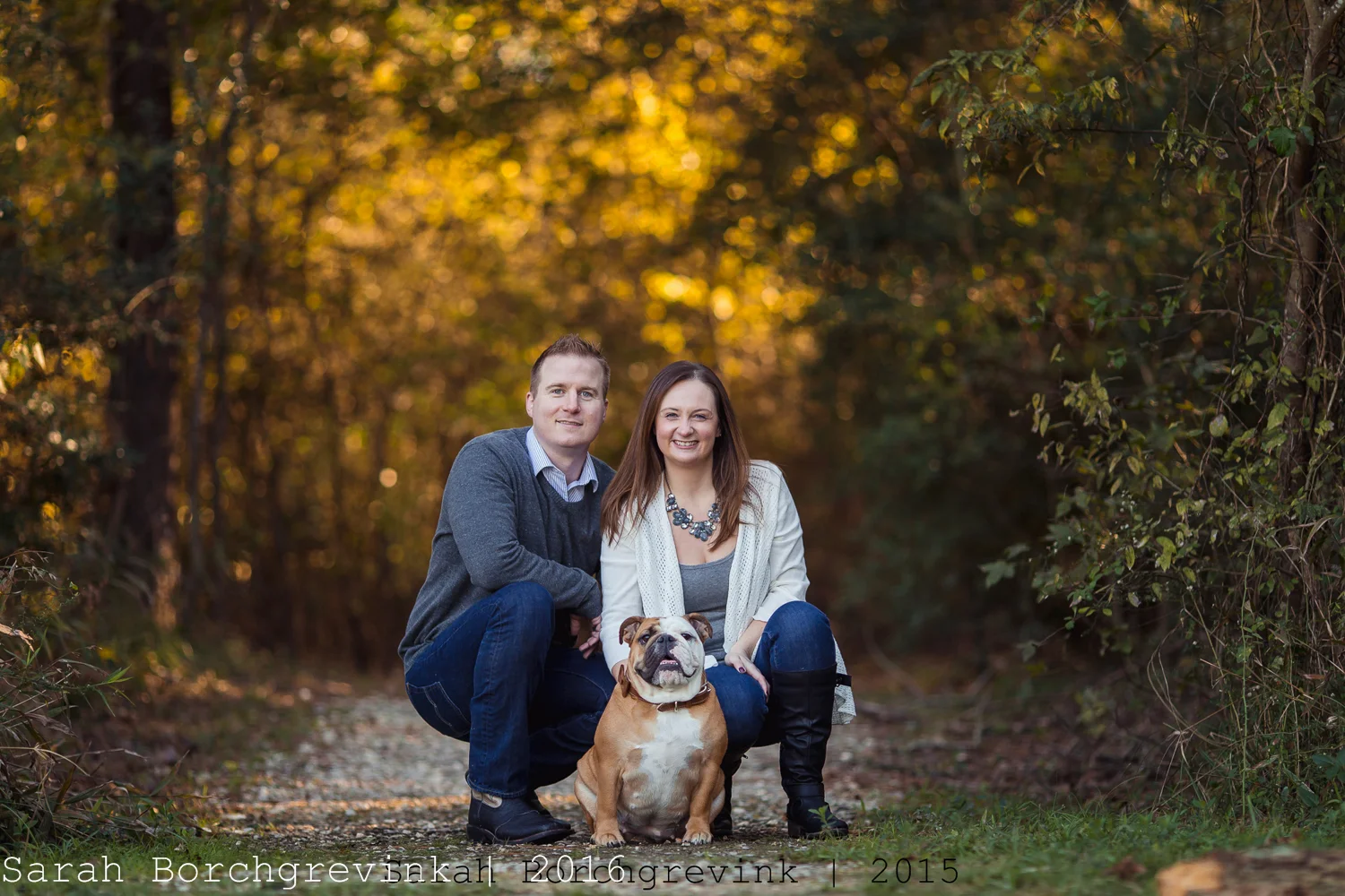 Newly Married Couple + Dashing Fur Baby Family Photo Session