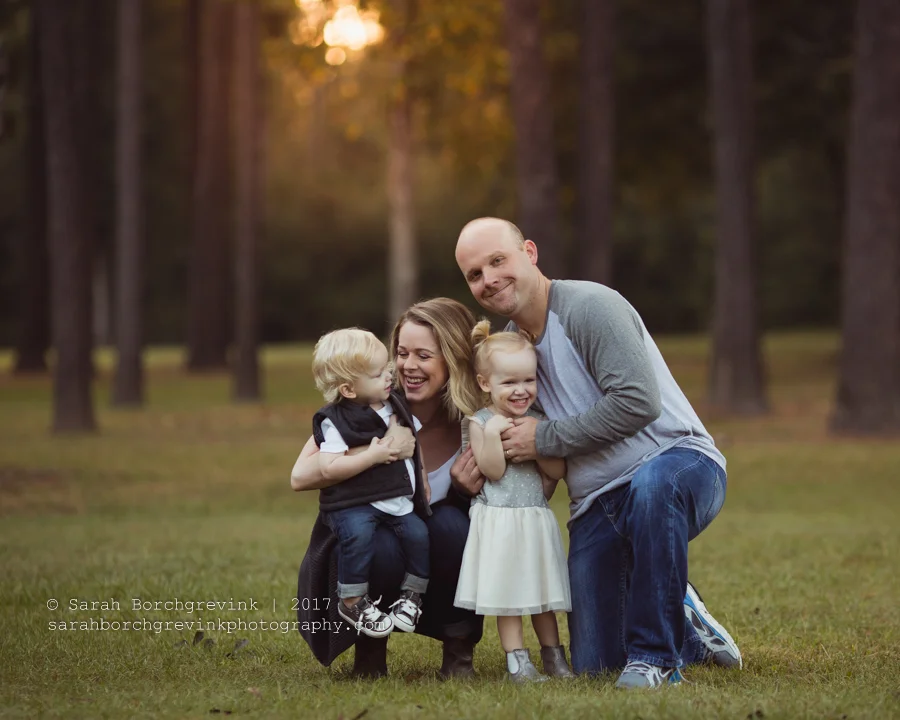 The Perfect Sunrise Family Session | Telge Park Location