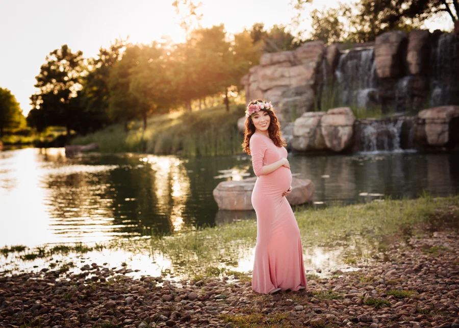 Romantic Couples Houston Maternity Session
