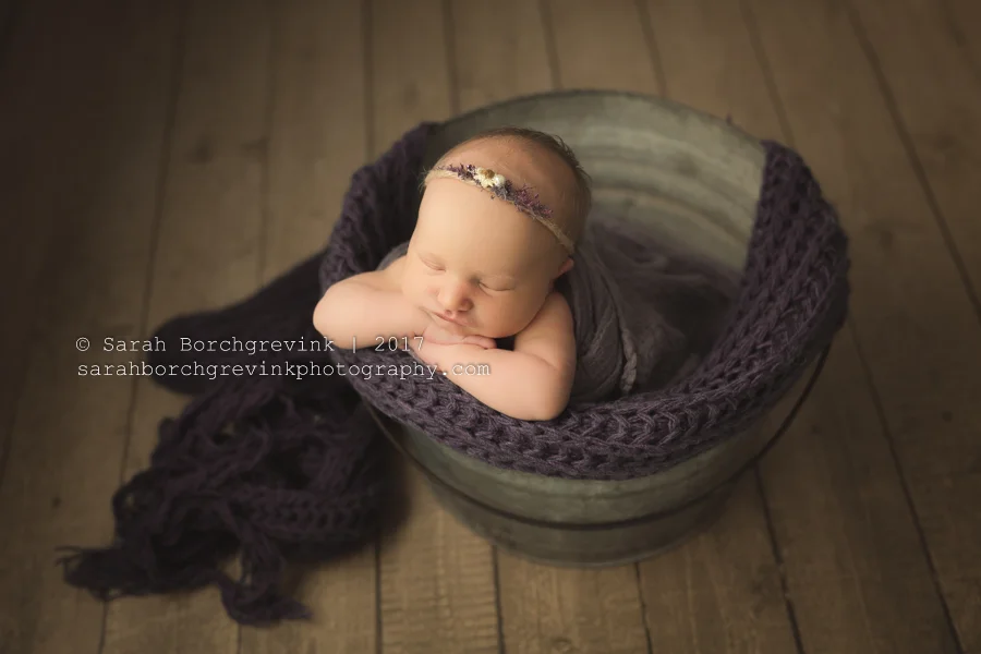 Caroline Lucy's Plum & Mauve Session | Houston Newborn & Family Session