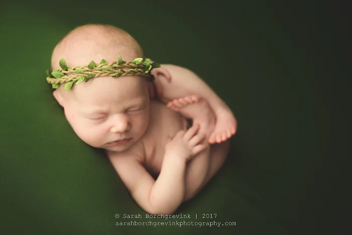 Adorable Deliah's Jewel Tone Newborn Session in Houston TX