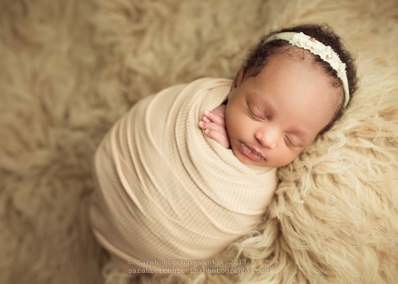 Newborn Girl Session by Sarah Borchgrevink